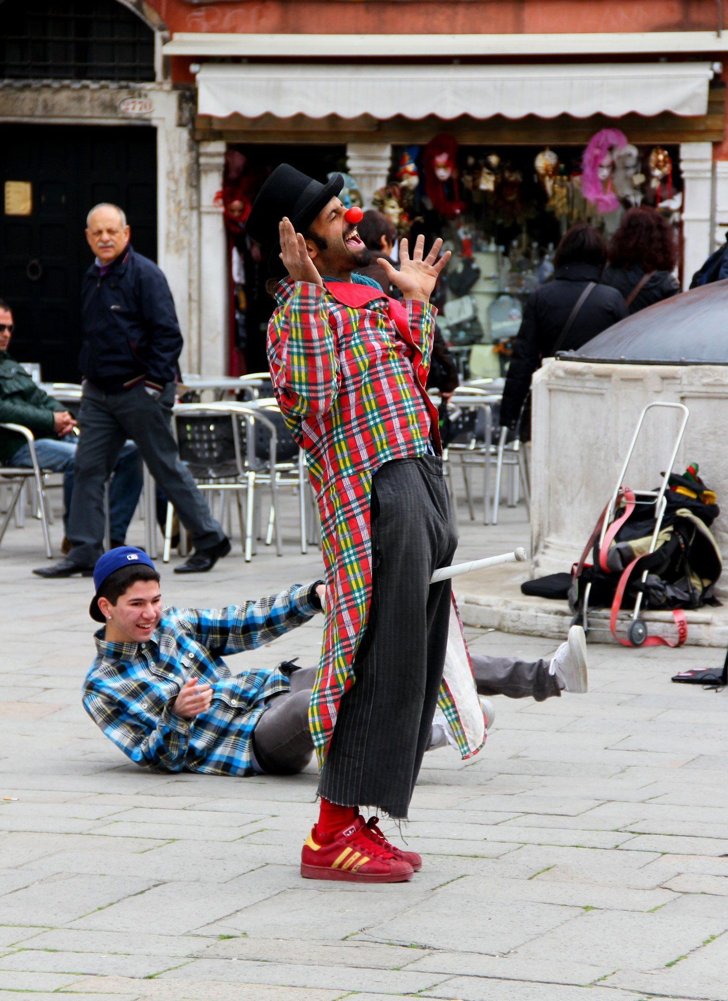 Juggler in Venice