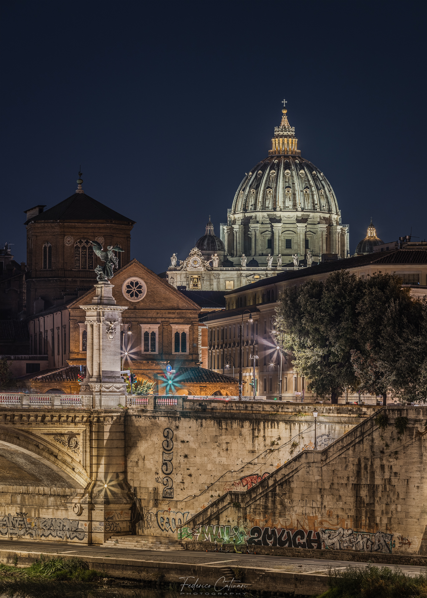 Ponte Vittorio Emanuele II e San Pietro, Roma