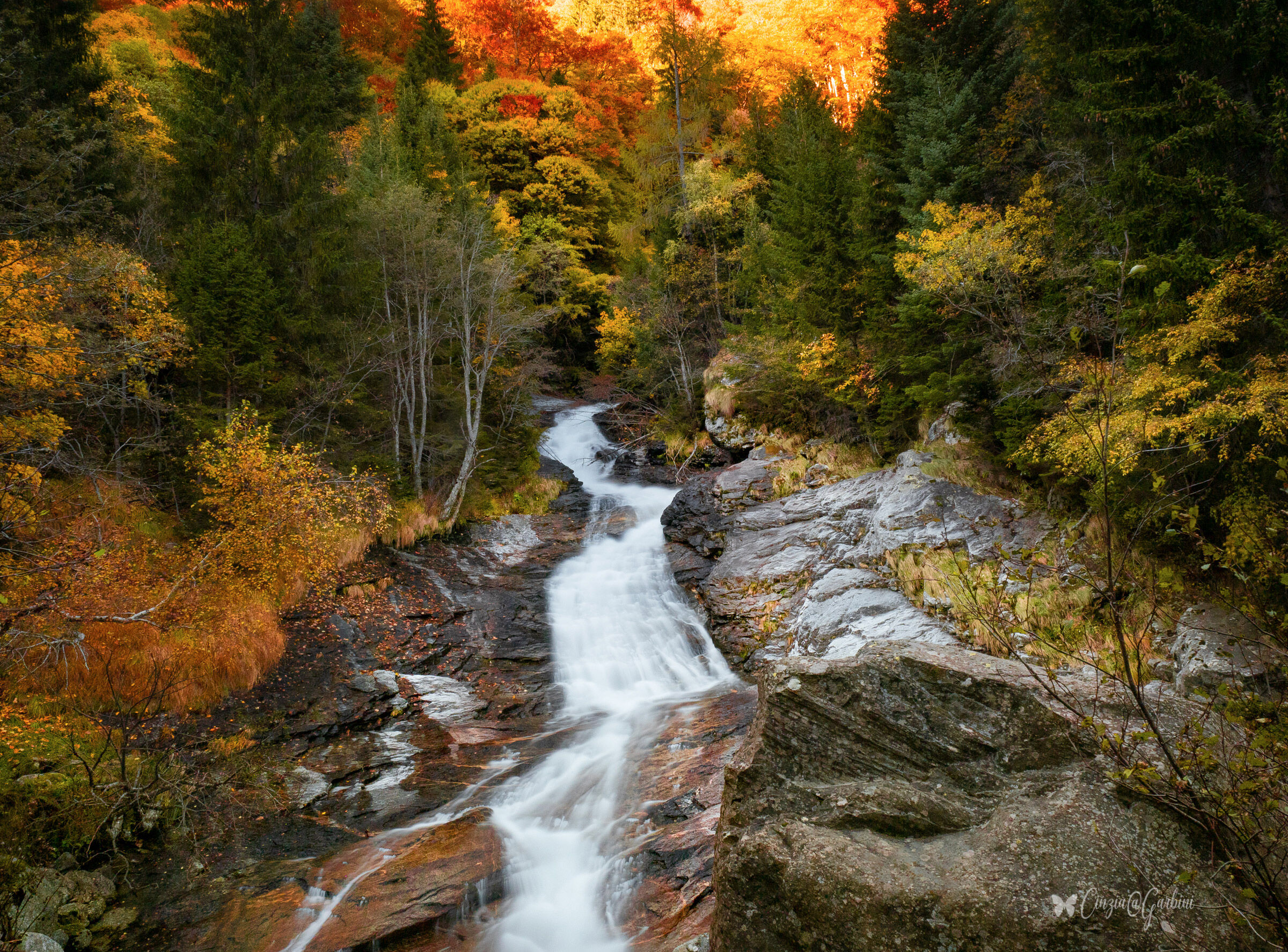 cascata torrente Val Masino