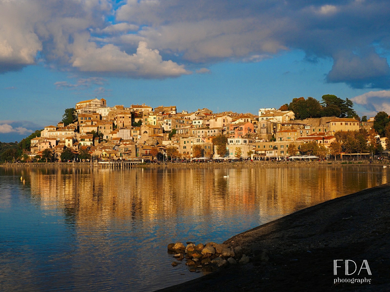 Anguillara in the mirror