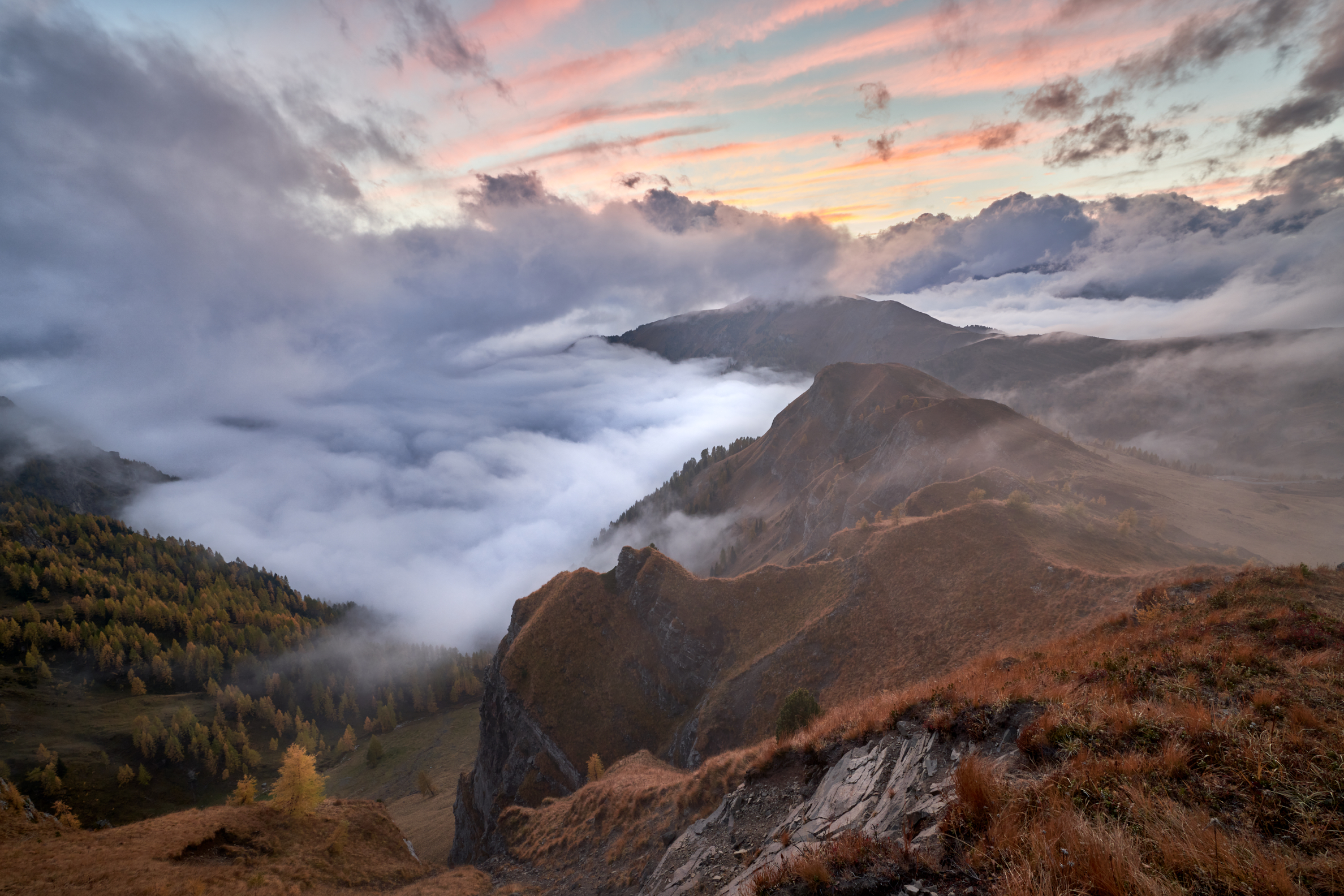 Sunset from the Giau Pass