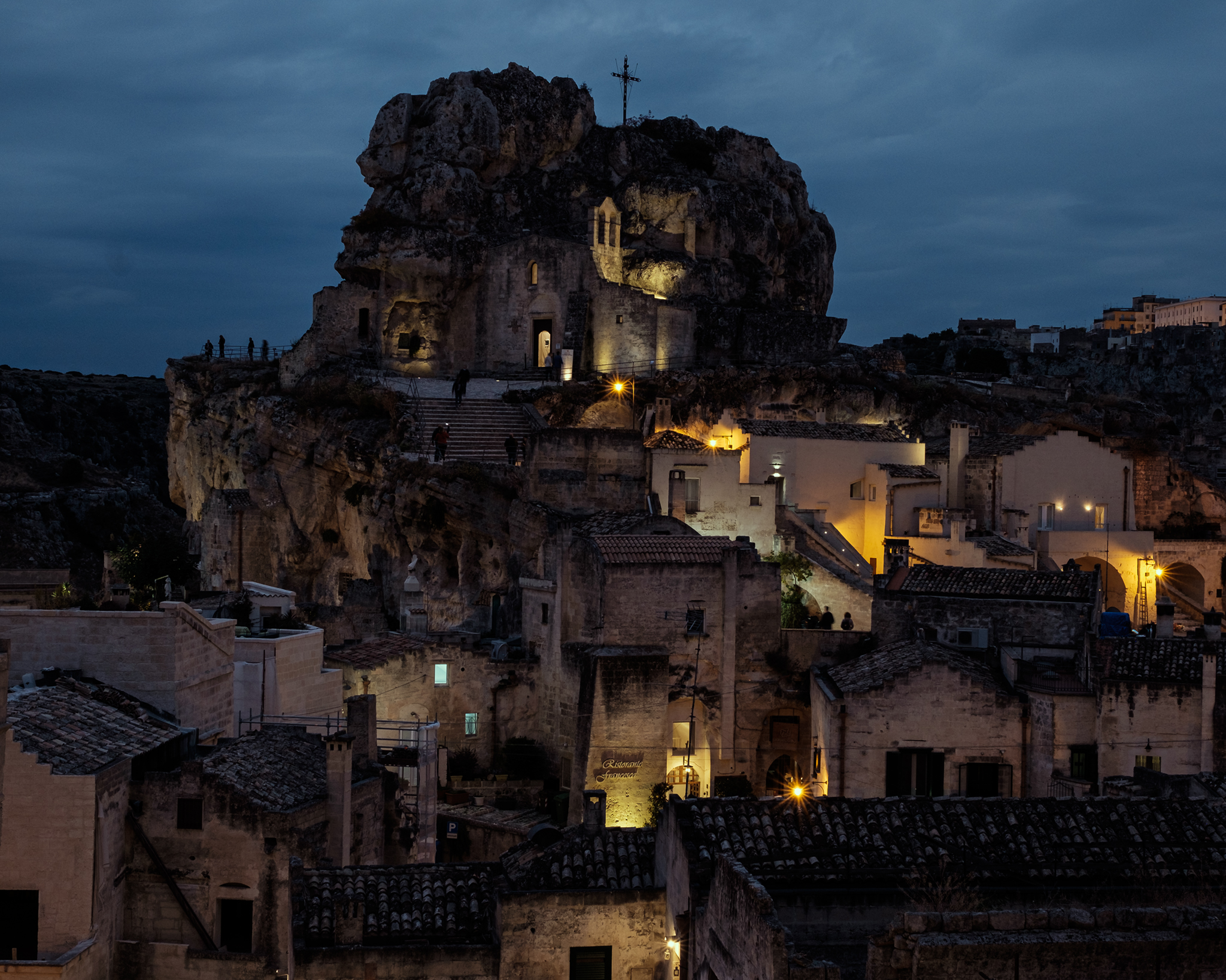 Matera ora blu