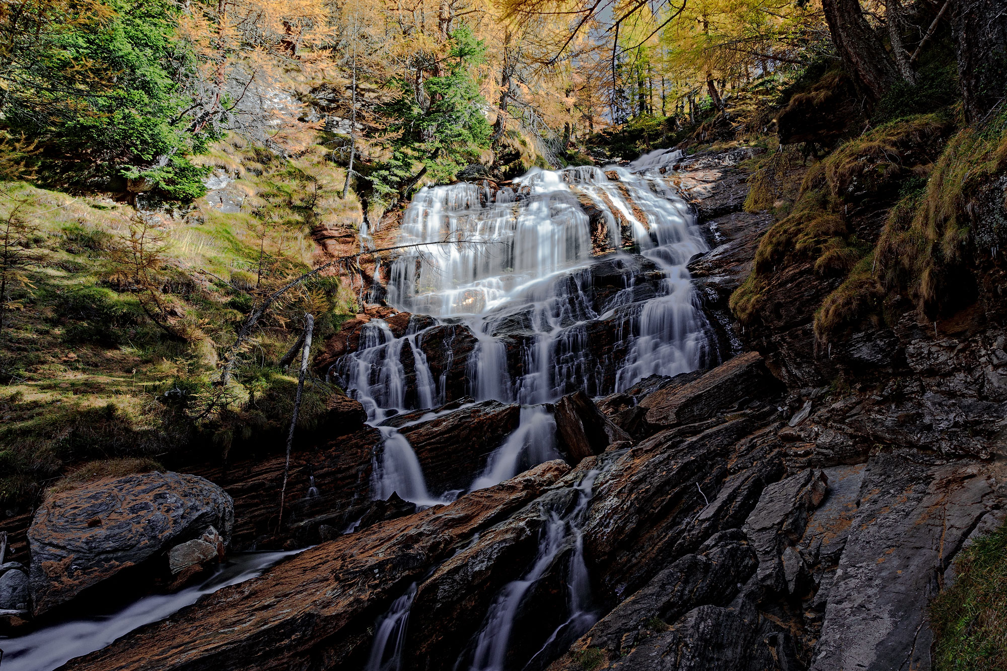 The waterfall