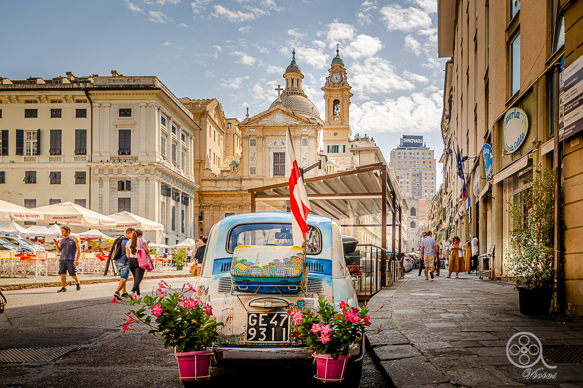 La 500 infiorata di Genova