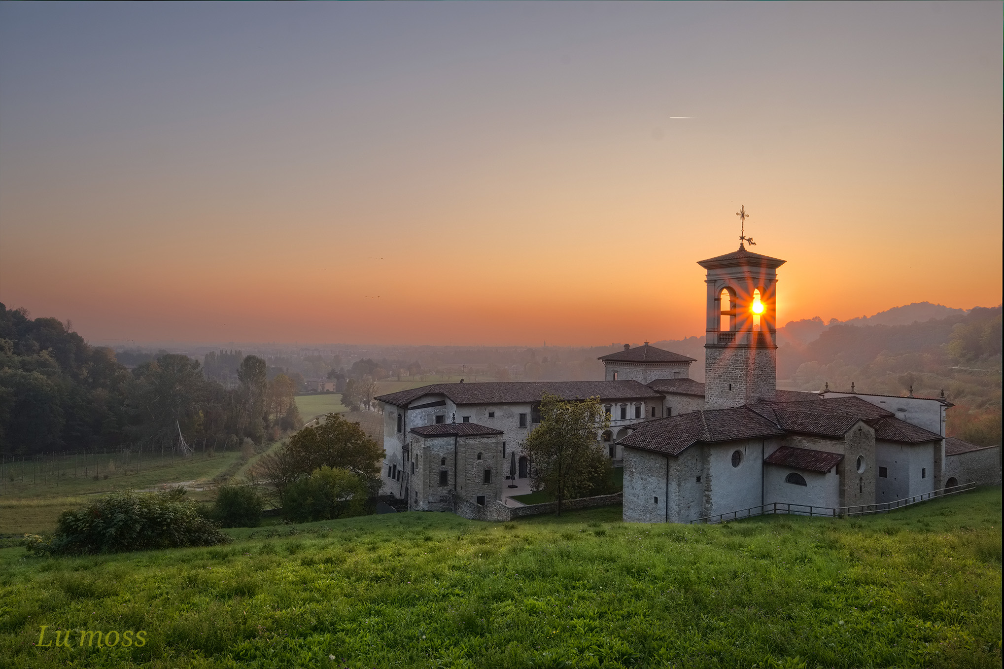 Ex Monastero di Astino al tramonto.