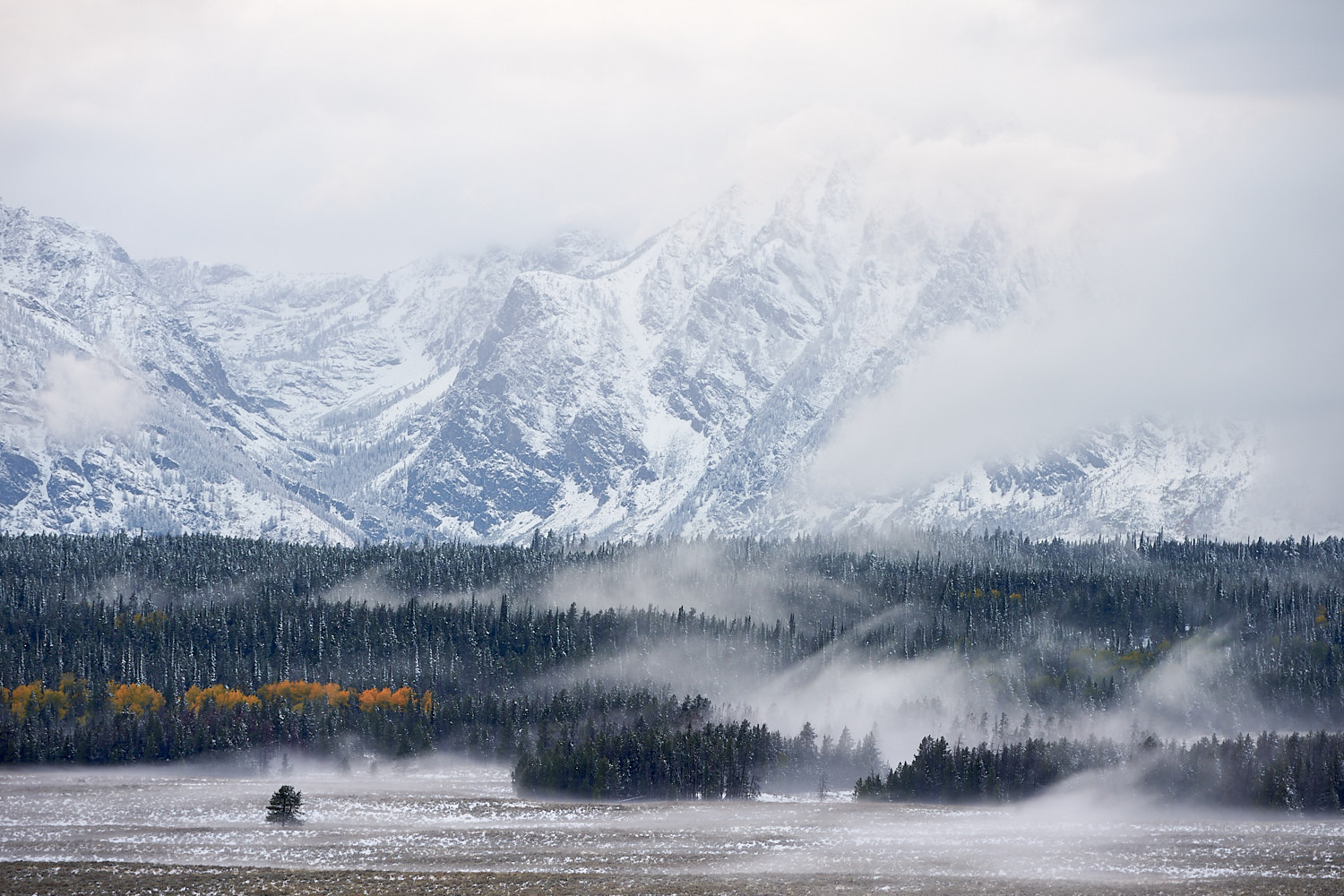 Clouds over the Great Teton