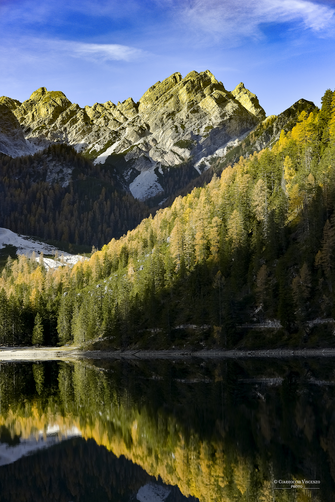 Lago di Braies ombre 2