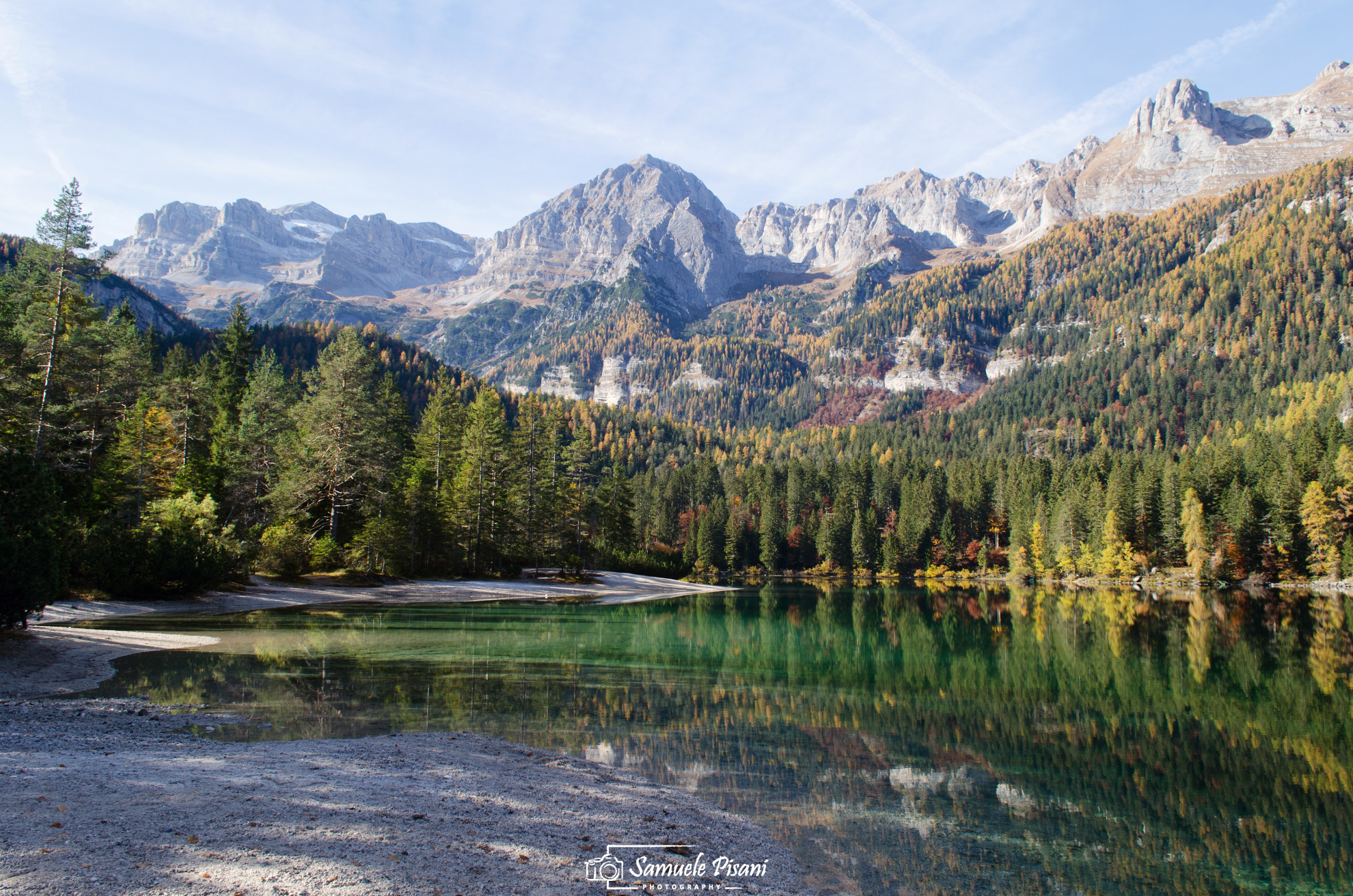 Luce radente - lago di Tovel