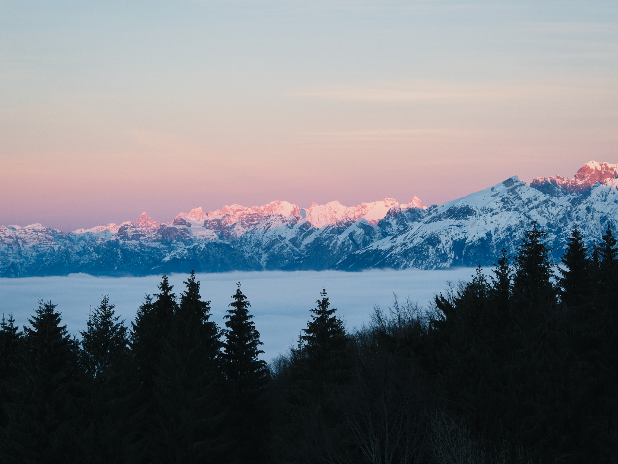 The awakening of the mountains