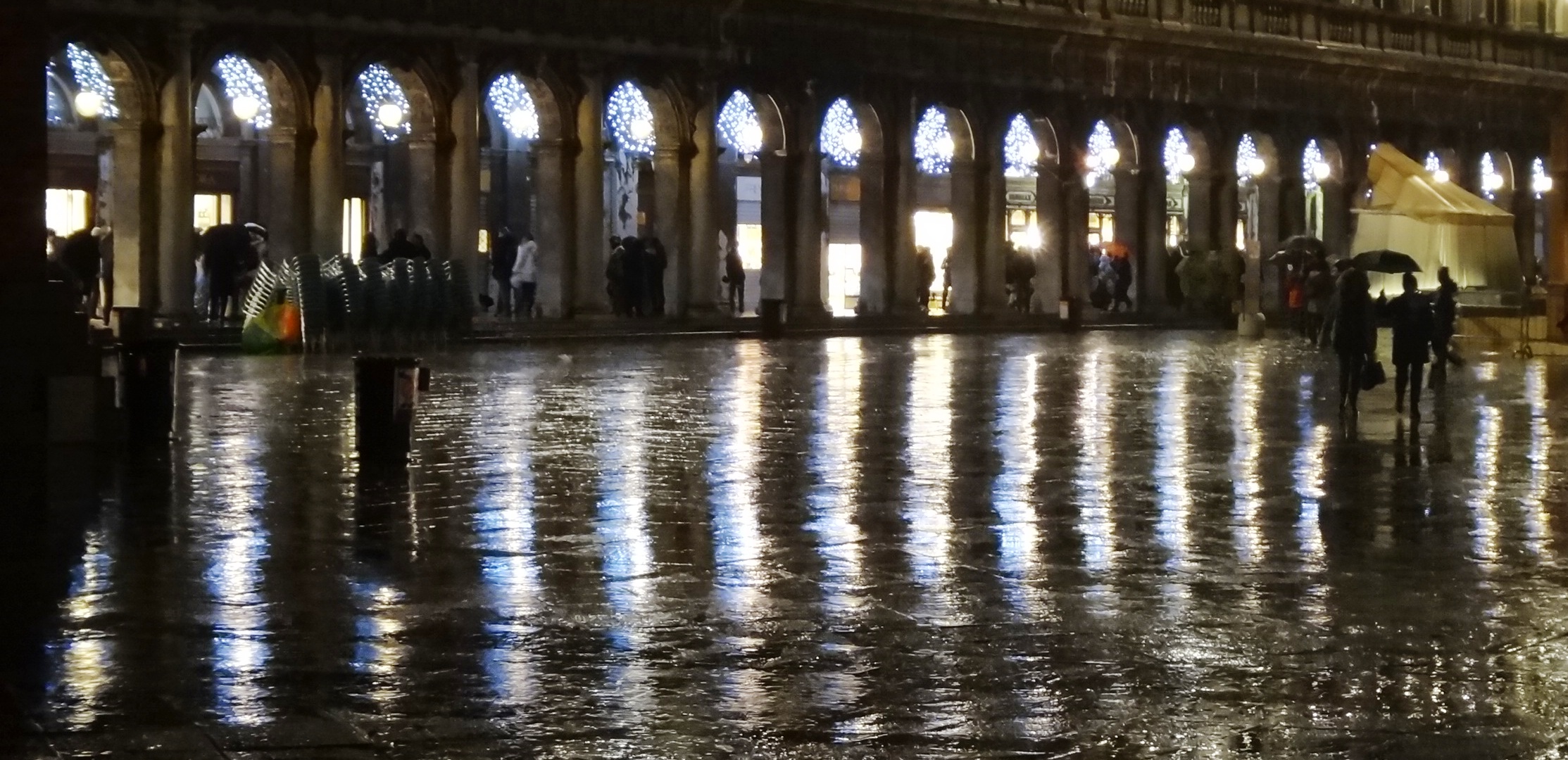 Pioggia in Piazza S. Marco