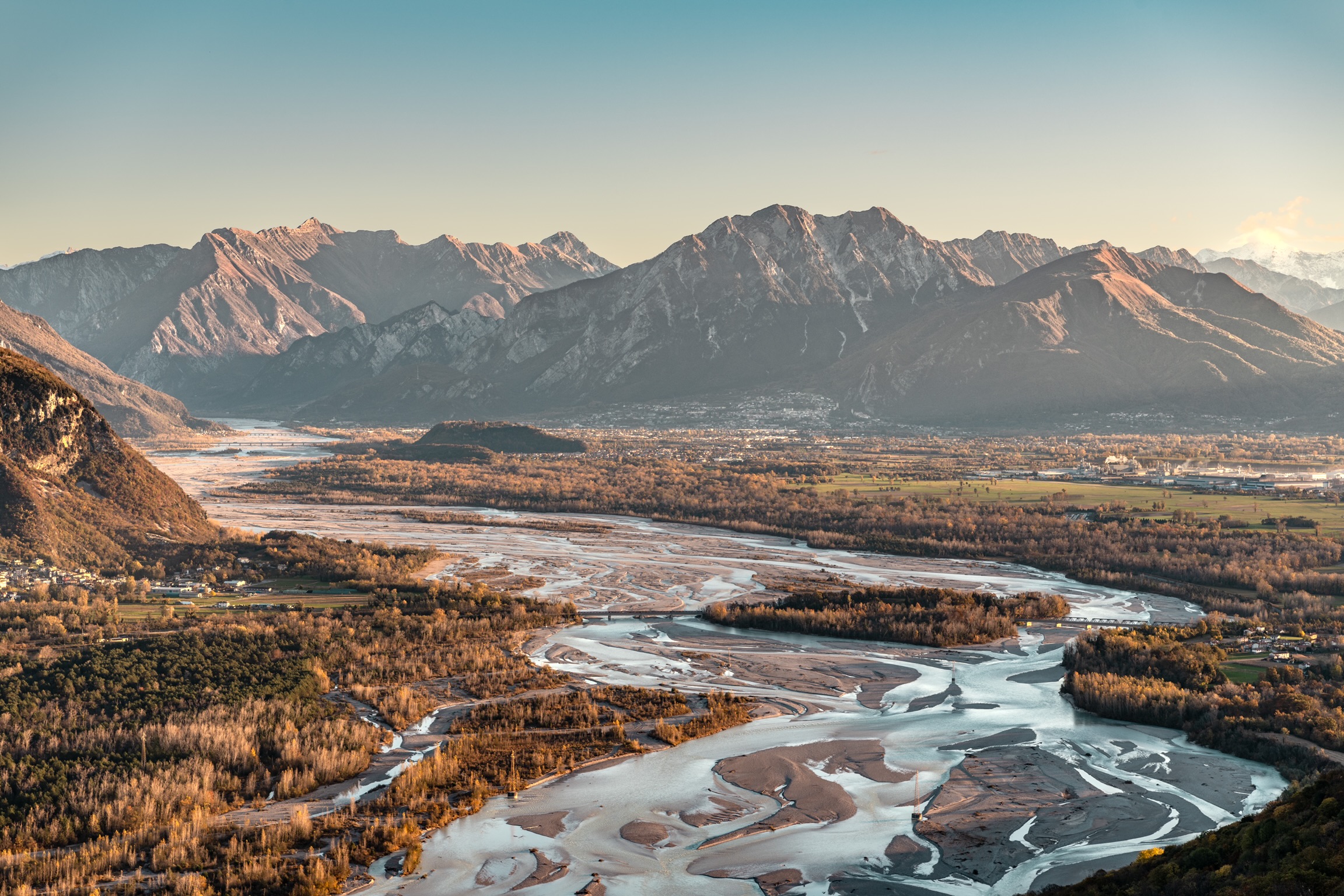 The Tagliamento at dawn