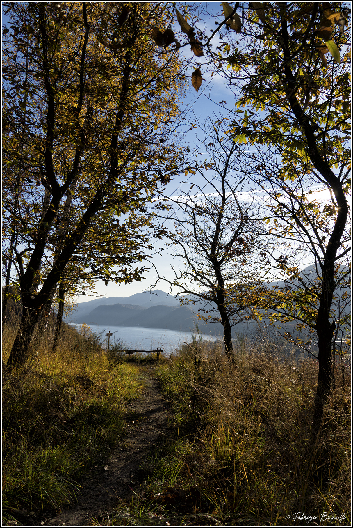 Towards the belvedere