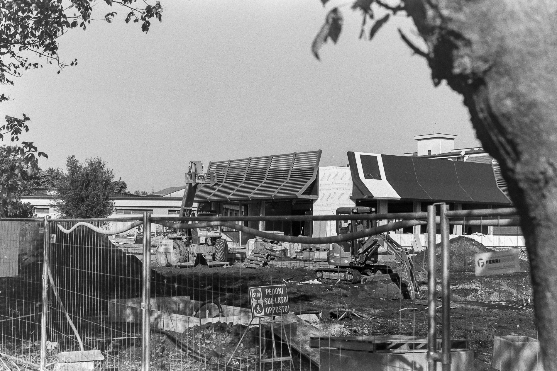 Pedestrians and cements