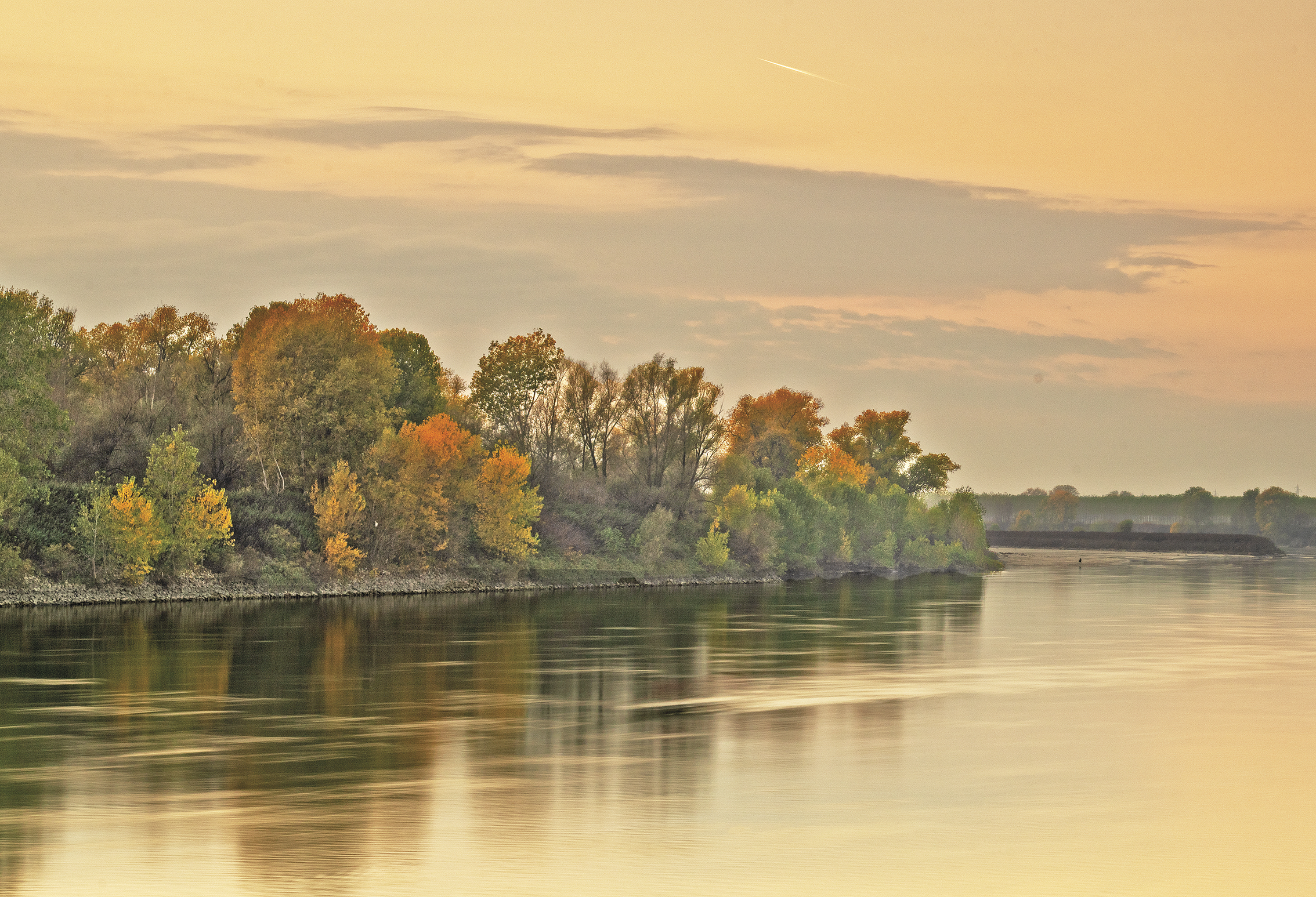 The river and autumn