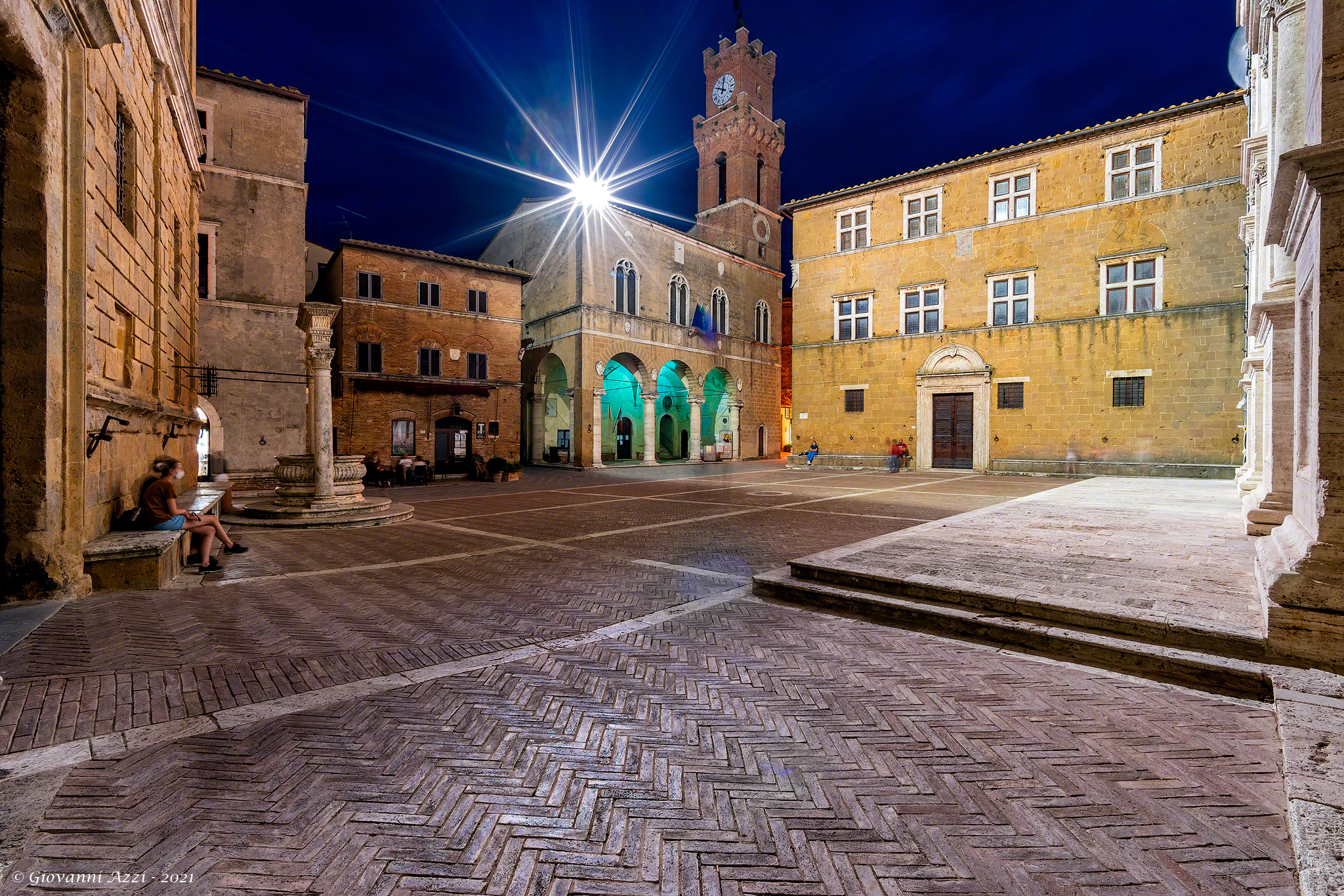 A quiet evening in Pienza