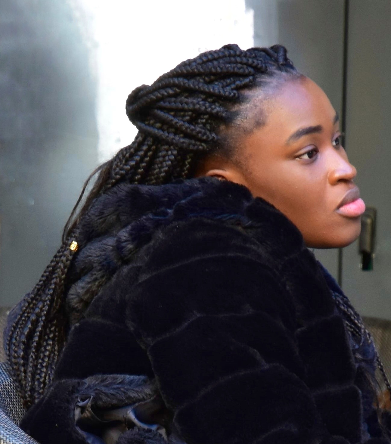 lost in her thoughts