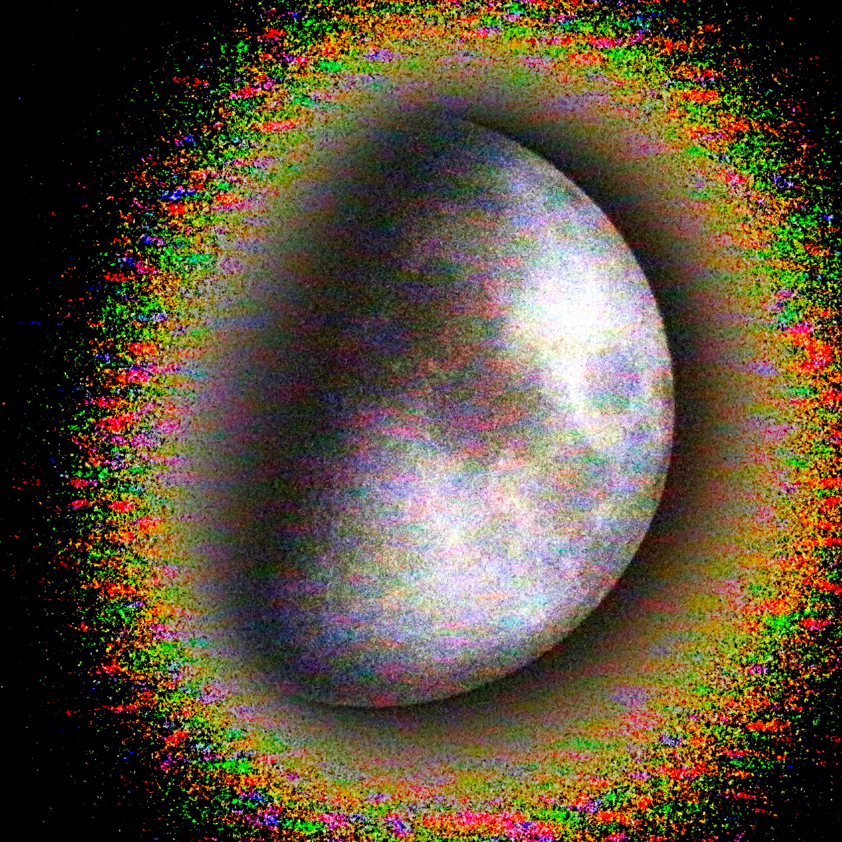 Moon color to highlight black hole effect