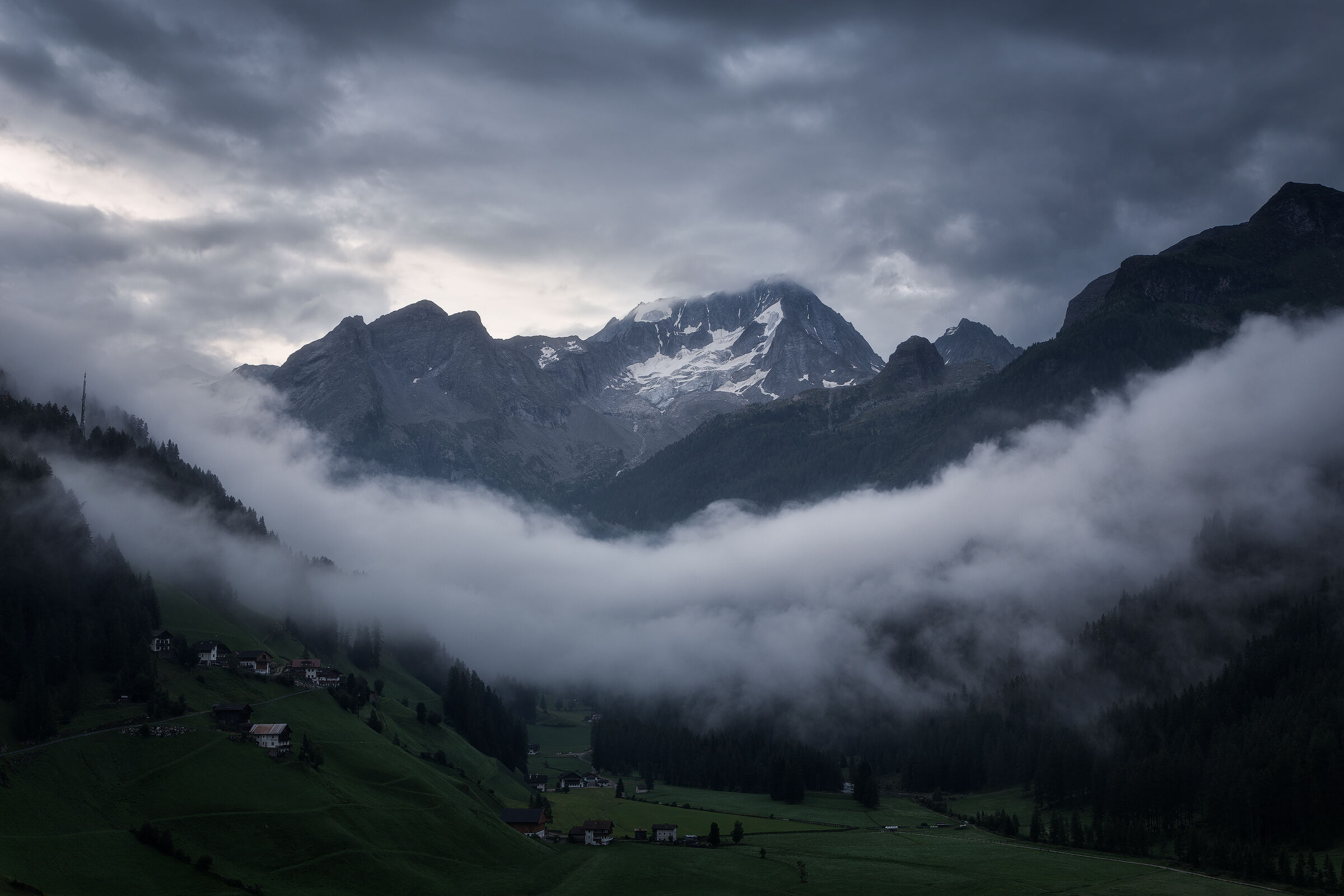 Monte Collalto from Riva di Tures.
