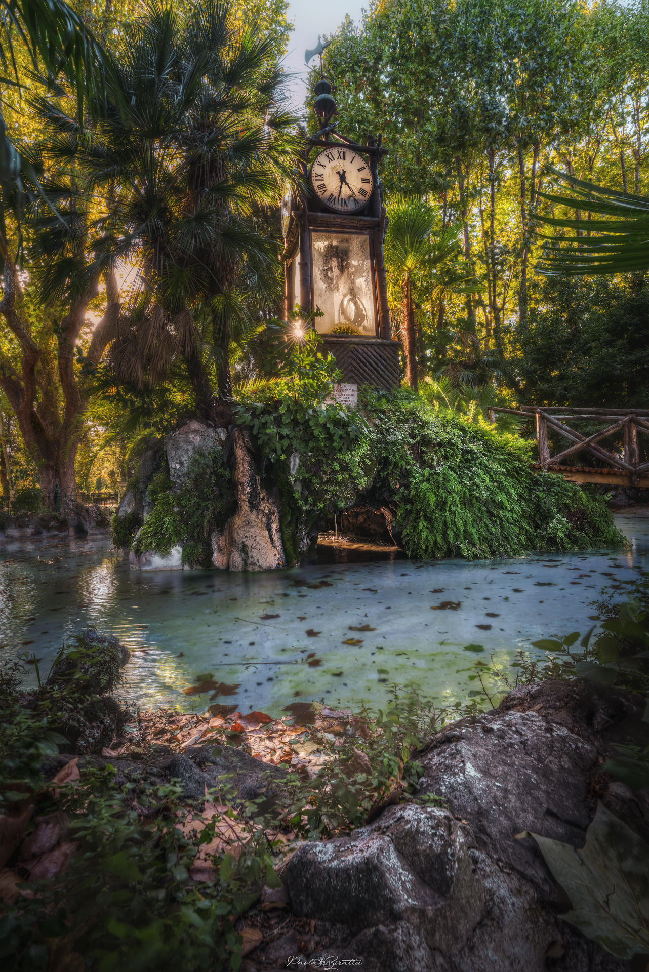 orologio ad acqua, Villa Borghese , Roma
