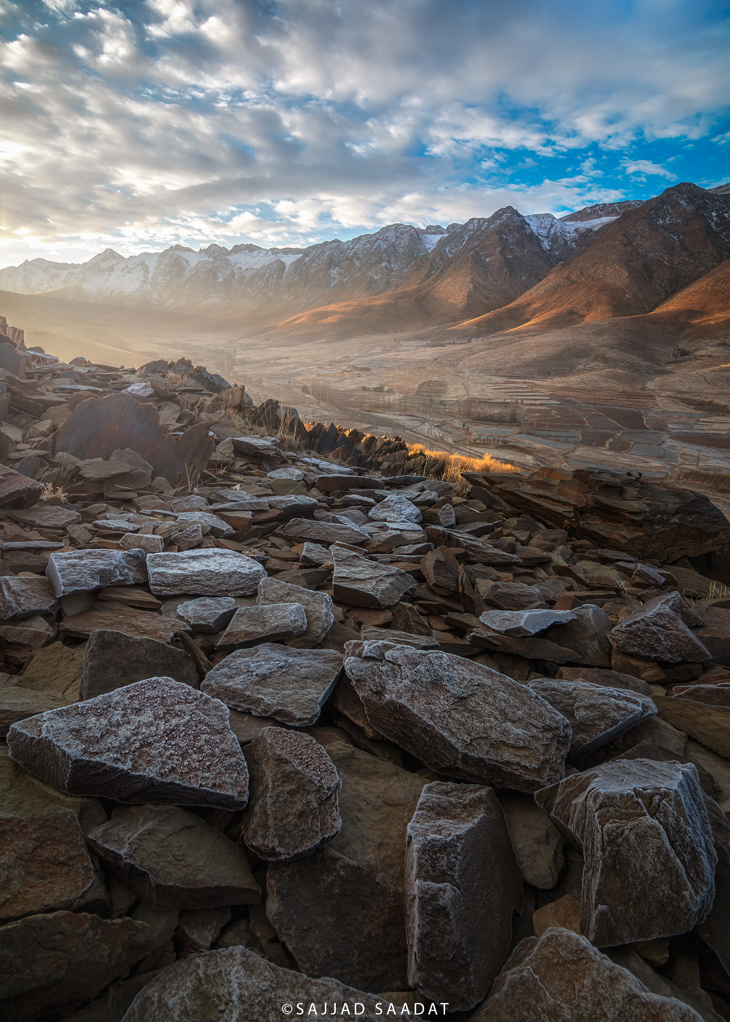 Frozen stones