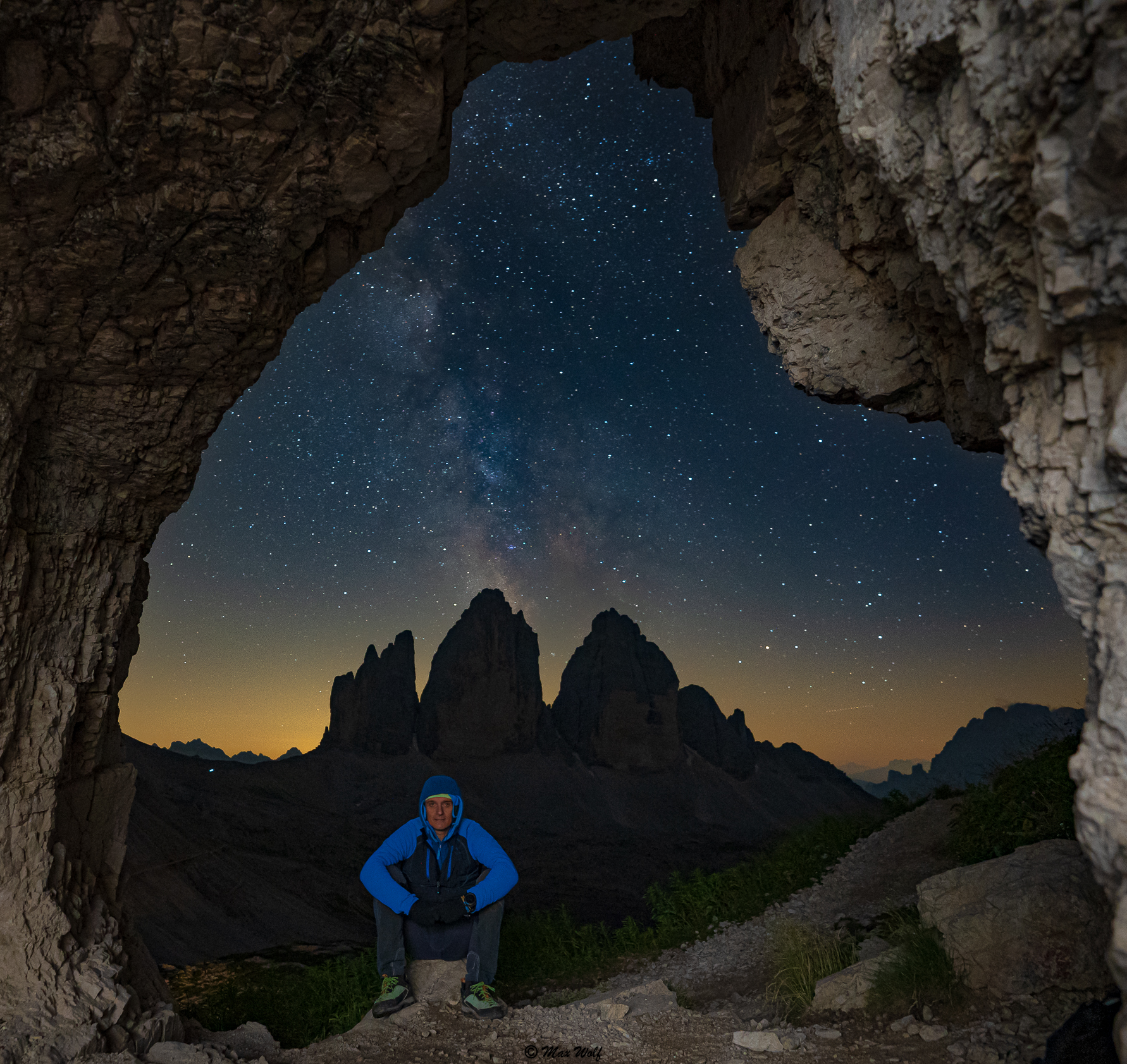 Milky Way on the Dolomites