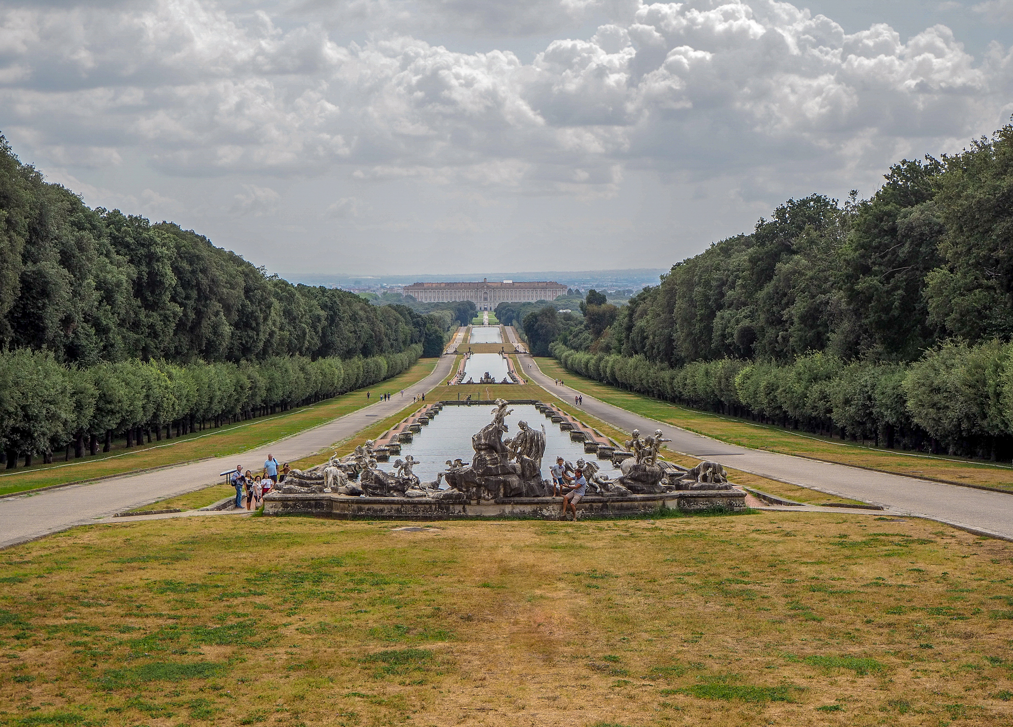 Panoramica parco Reggia di Caserta