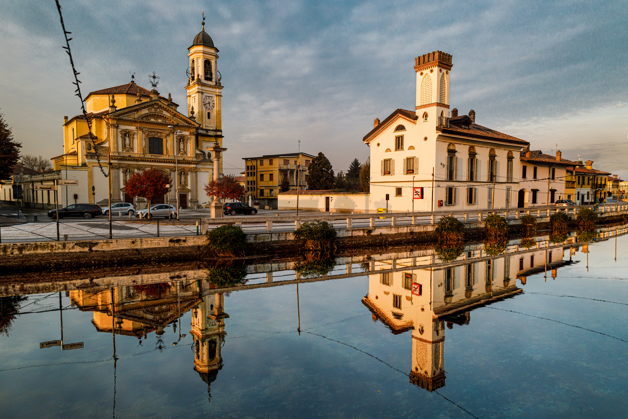 Gaggiano riflessa