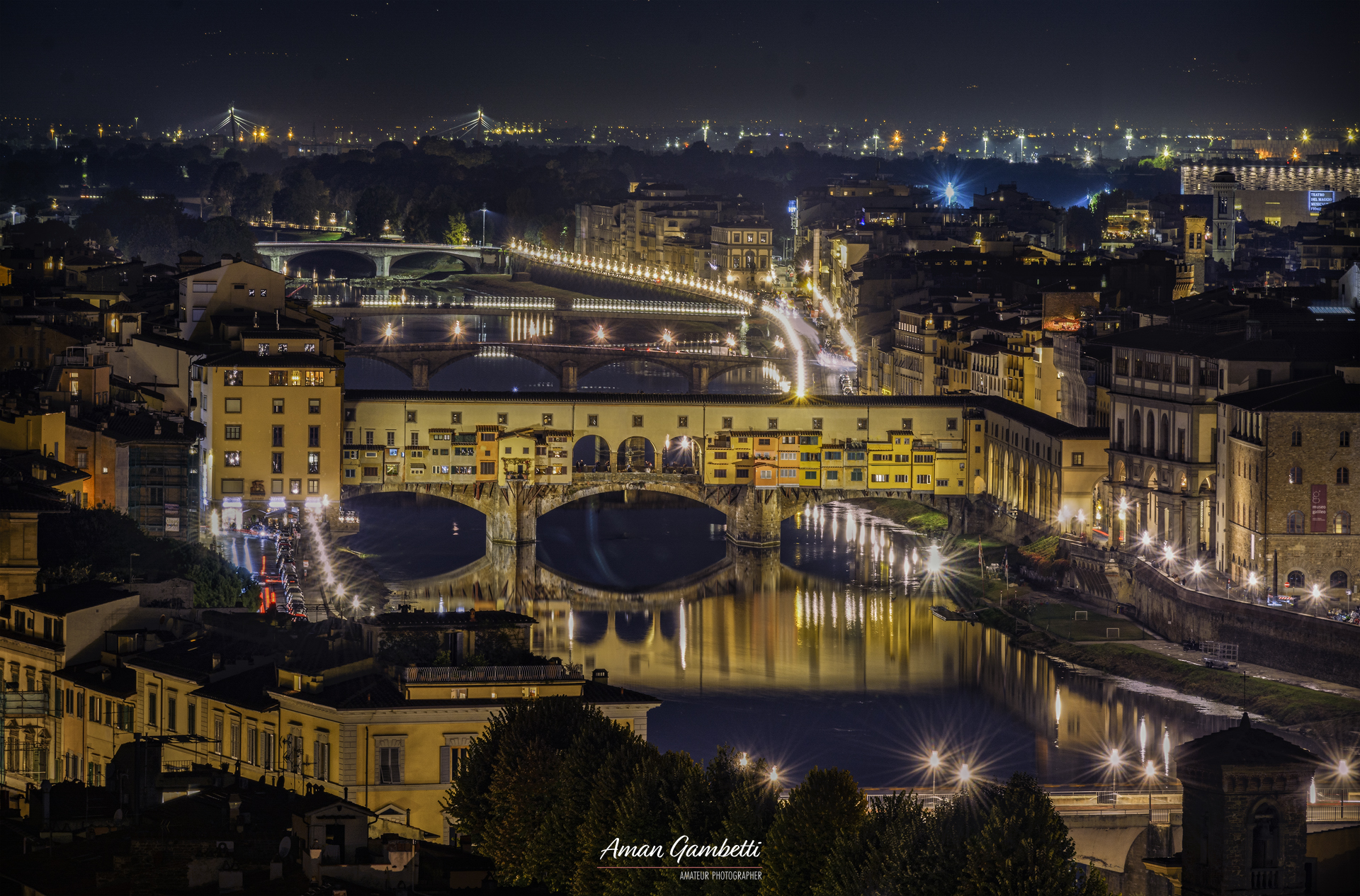Ponte vecchio by nigth