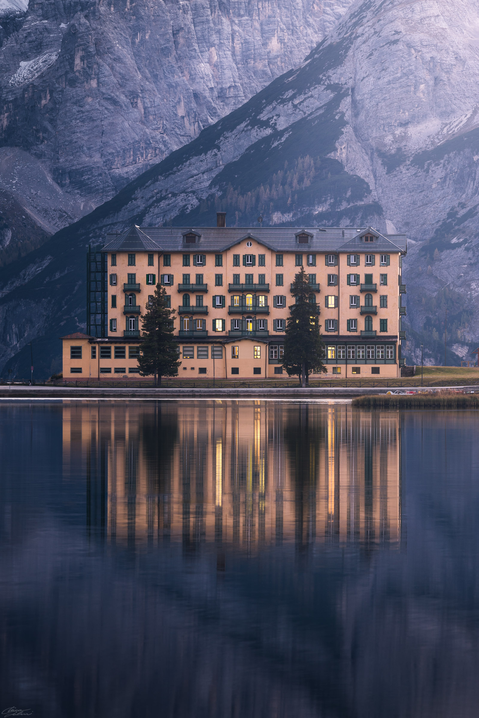 L'hotel tra le montagne
