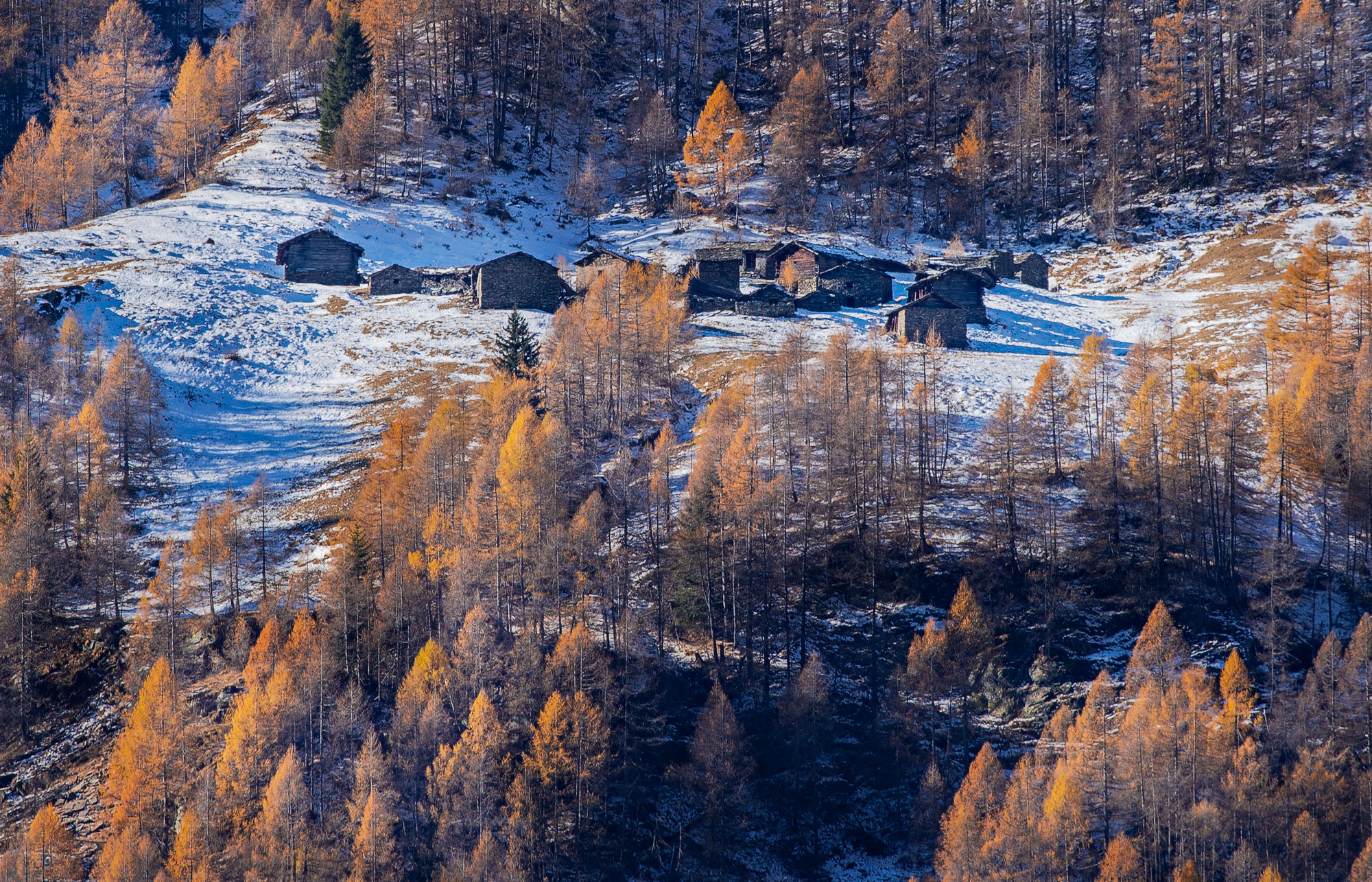 Huts in Val Febbraro