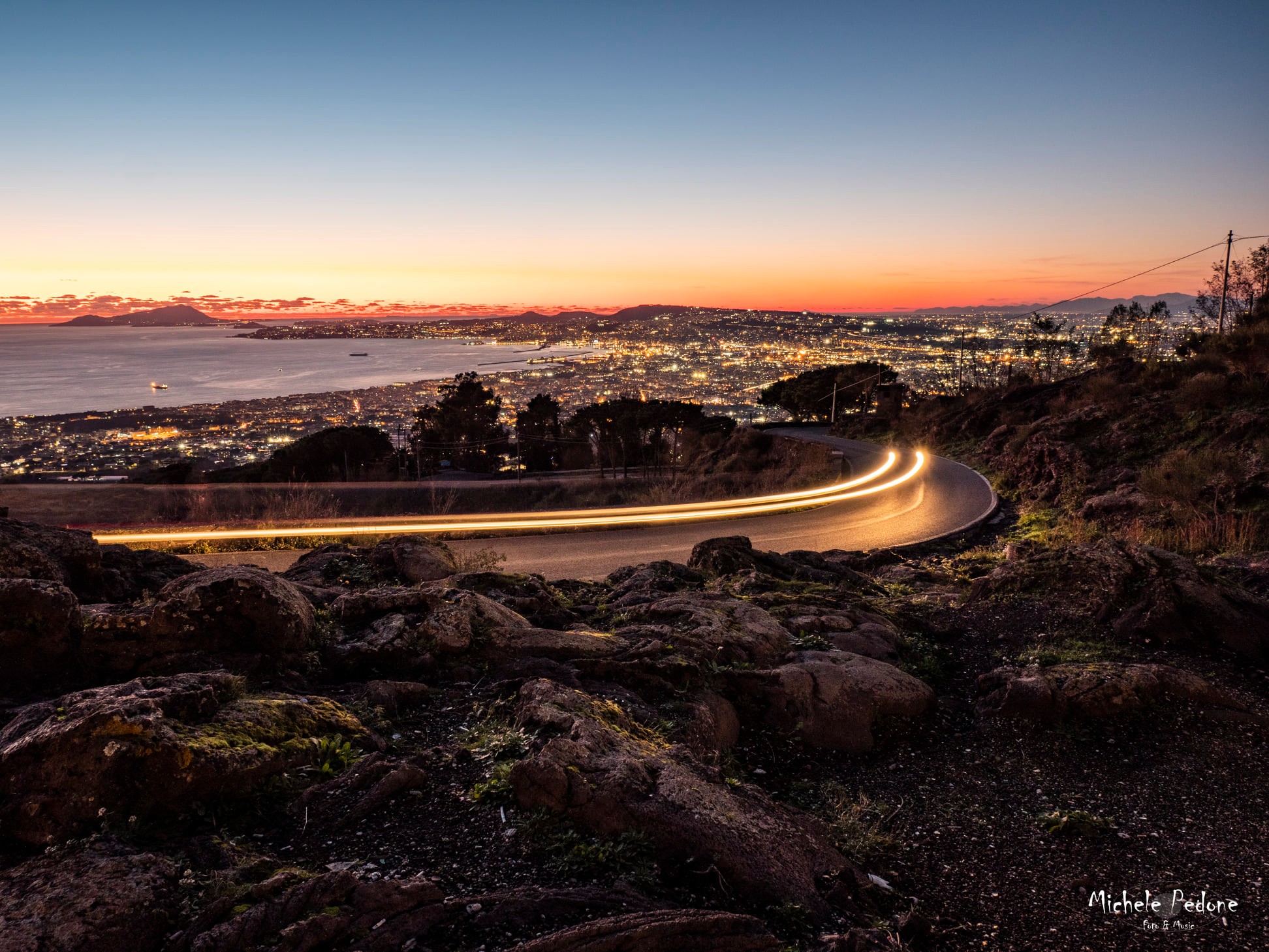 Napoli vista dal Vesuvio