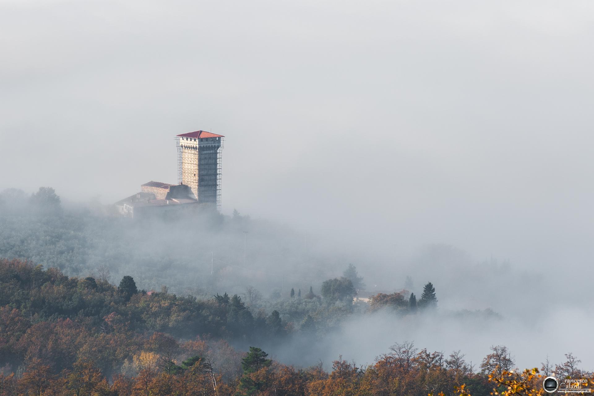 Dalla strada per Monte Morello verso Calenzano