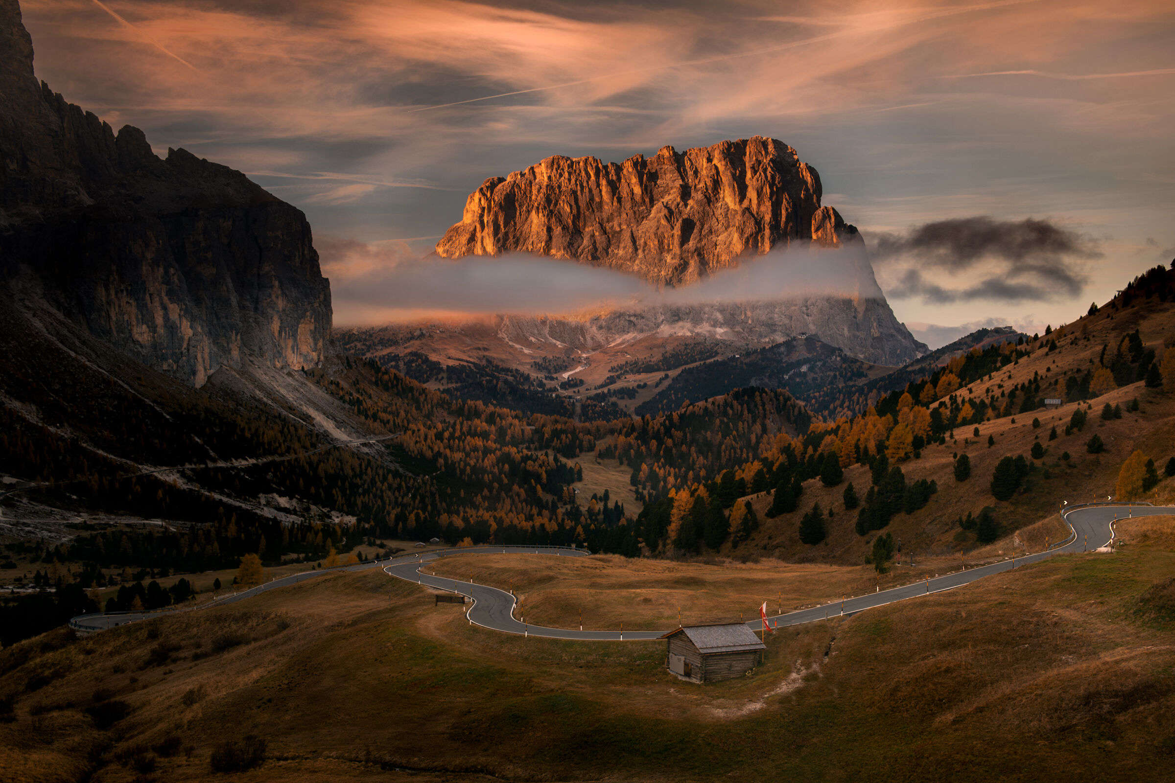 Awakening of the Sassolungo