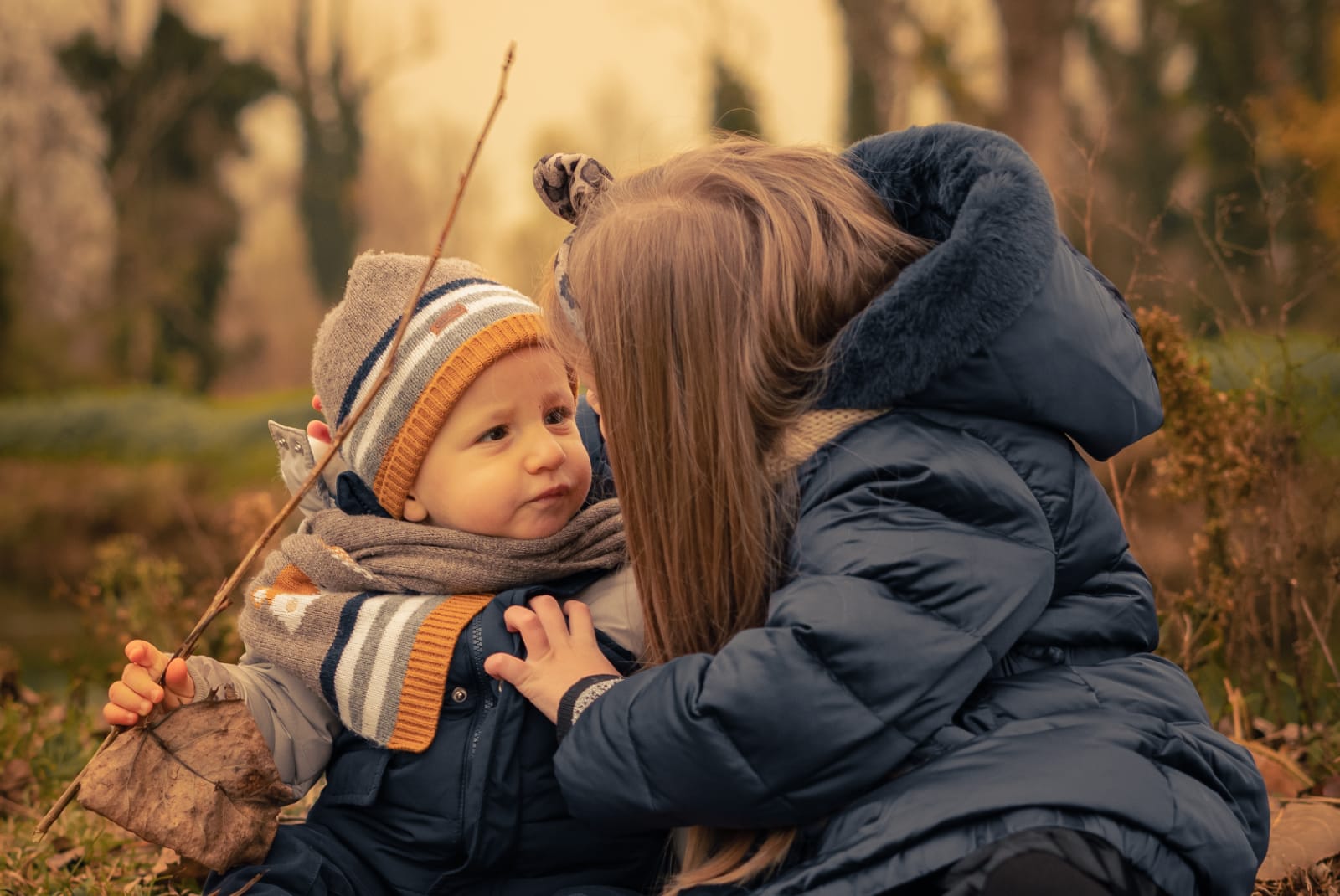Sguardo tra fratelli