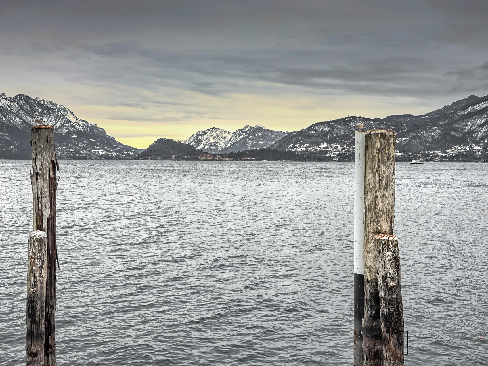 Bellagio seen from the lakefront of Menaggio
