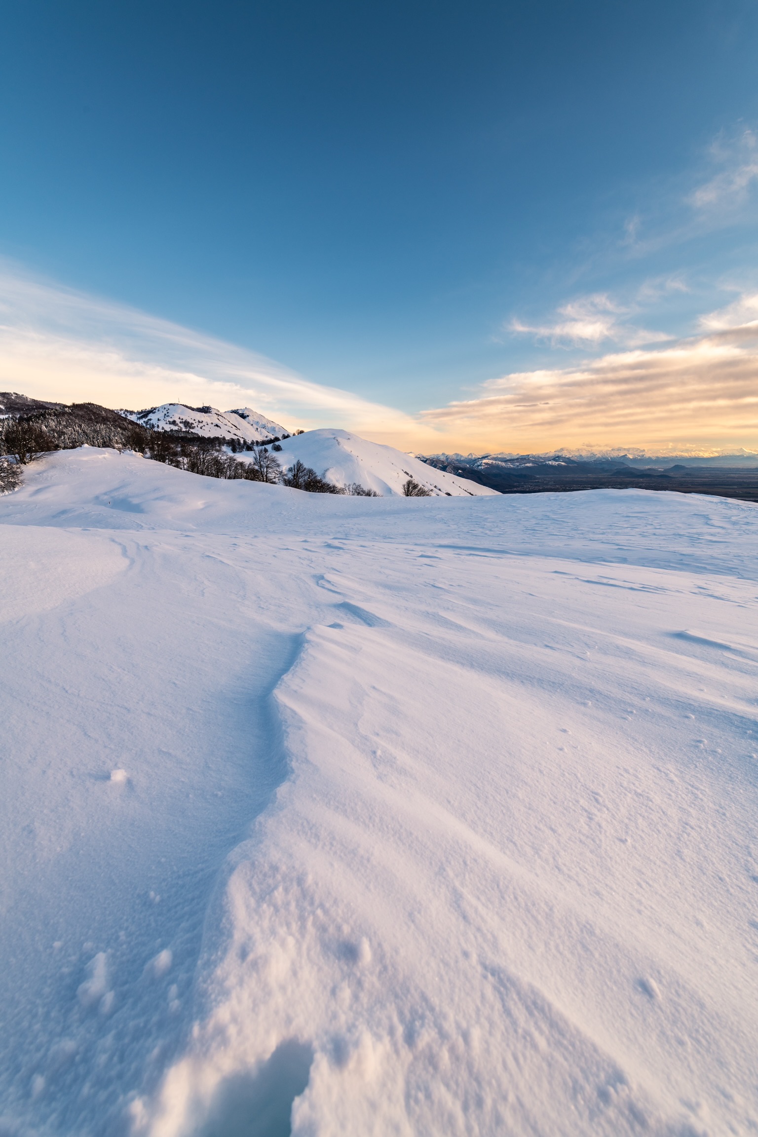Sprofondando nella neve