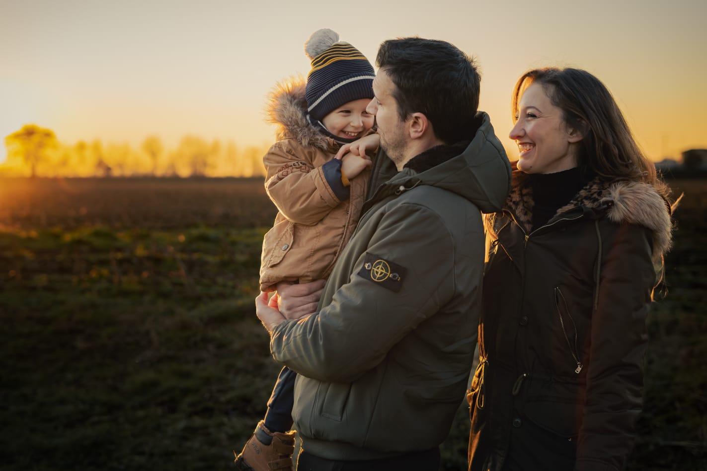 Una luce stupenda per una famiglia altrettanto stupenda