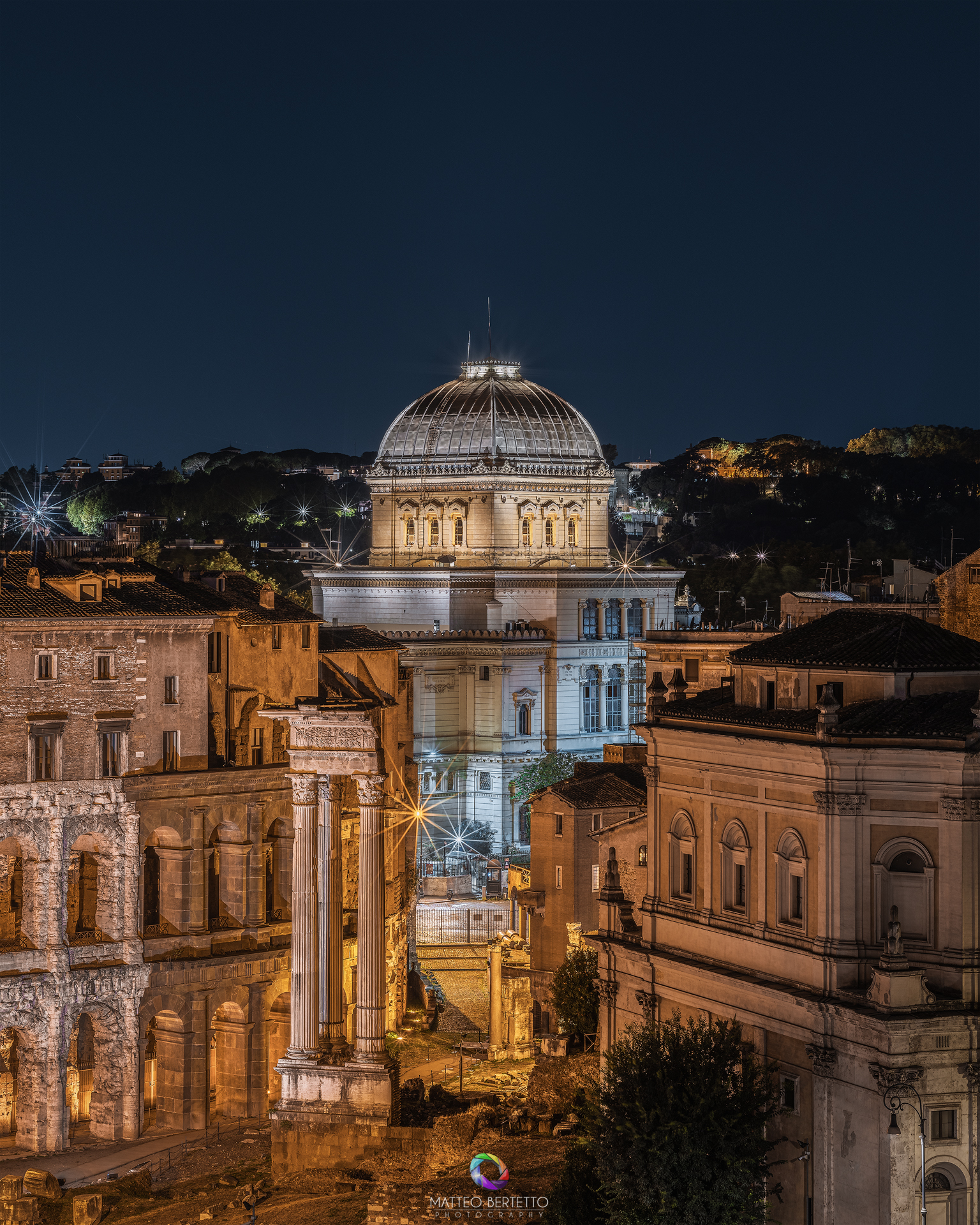 Tempio Maggiore, Teatro Marcello e Tempio di Apollo