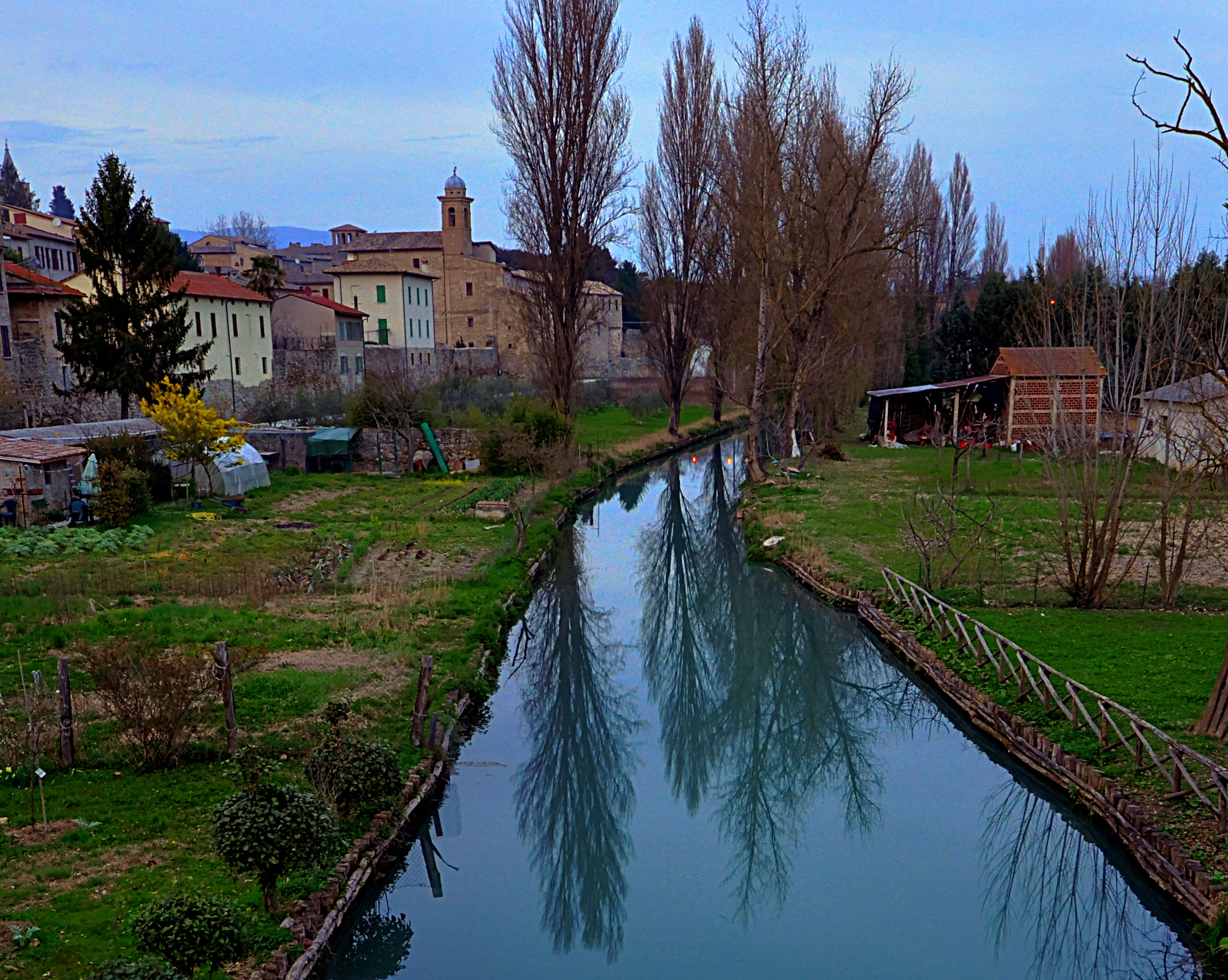 Bevagna - Clitunno a sera