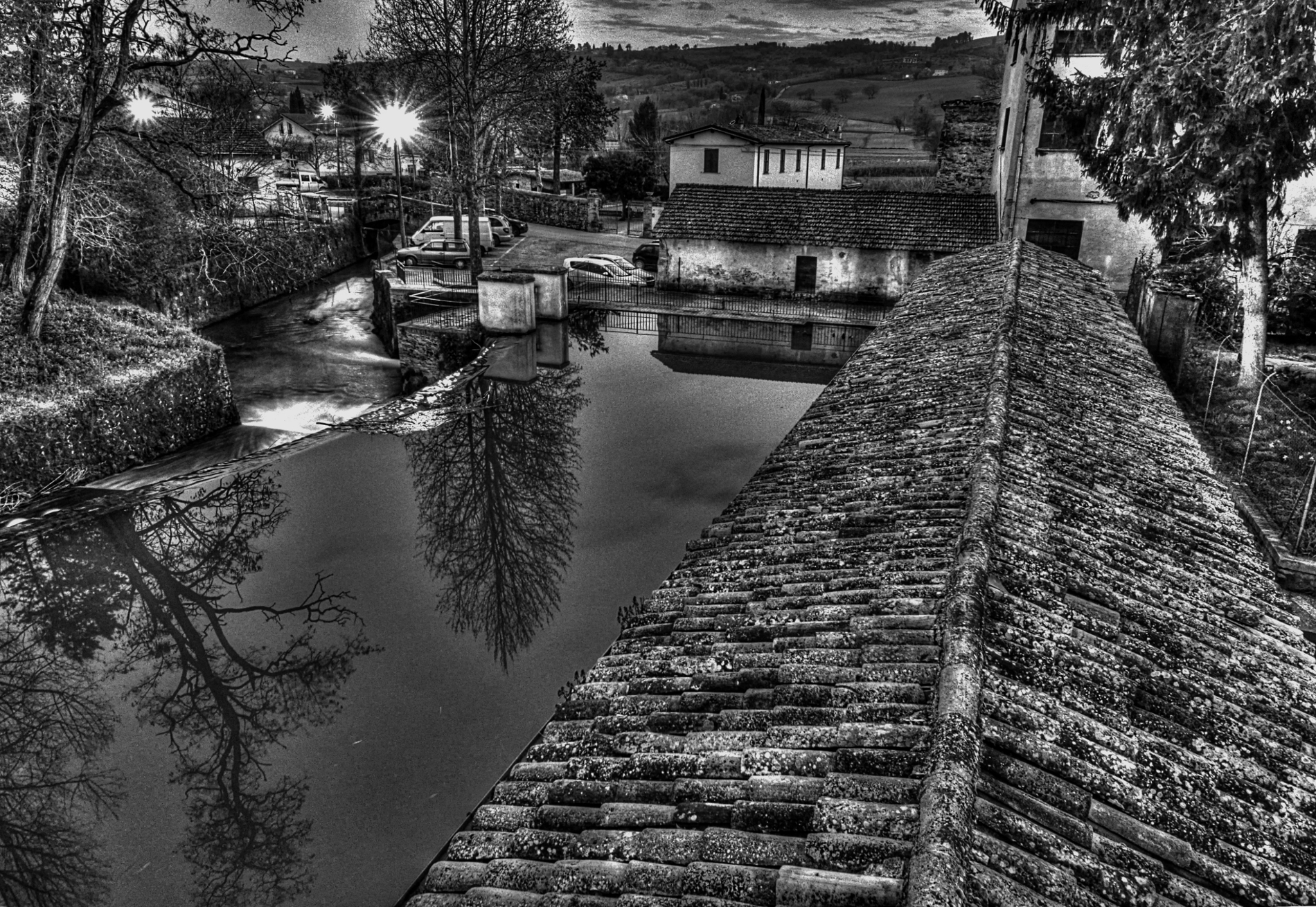 Bevagna - Vecchi lavatoi sul Clitunno