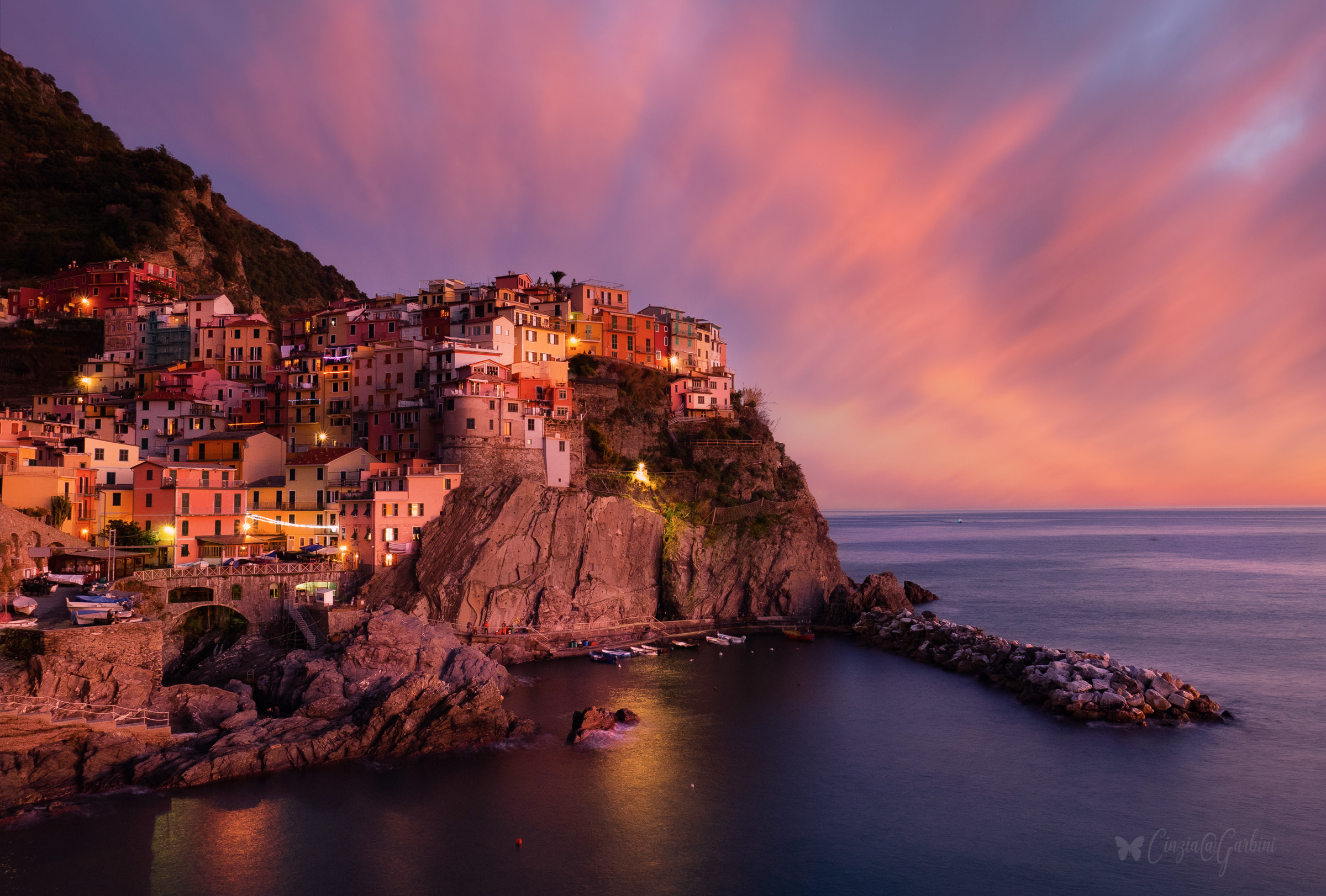 cartolina da Manarola