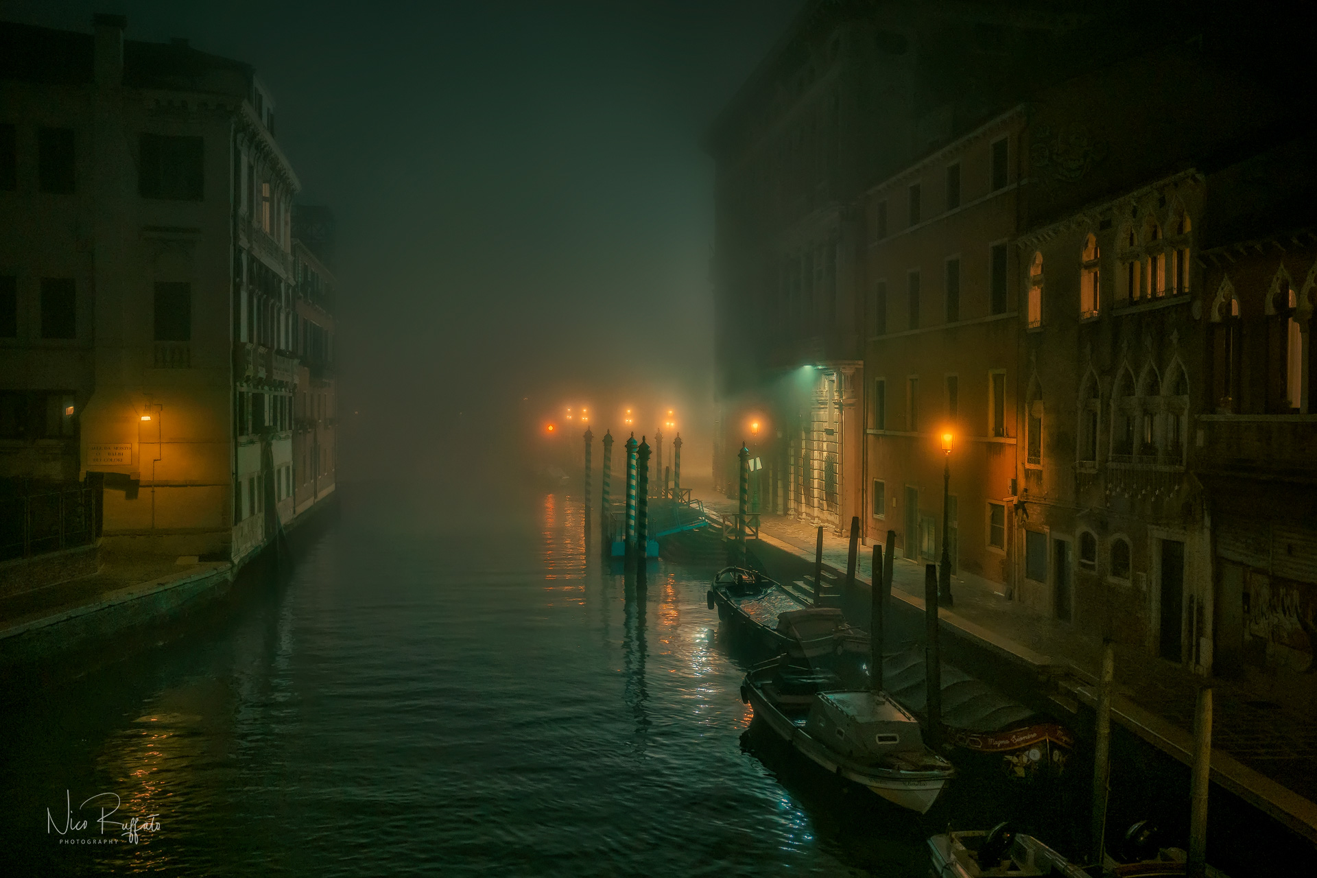 Venice in the fog