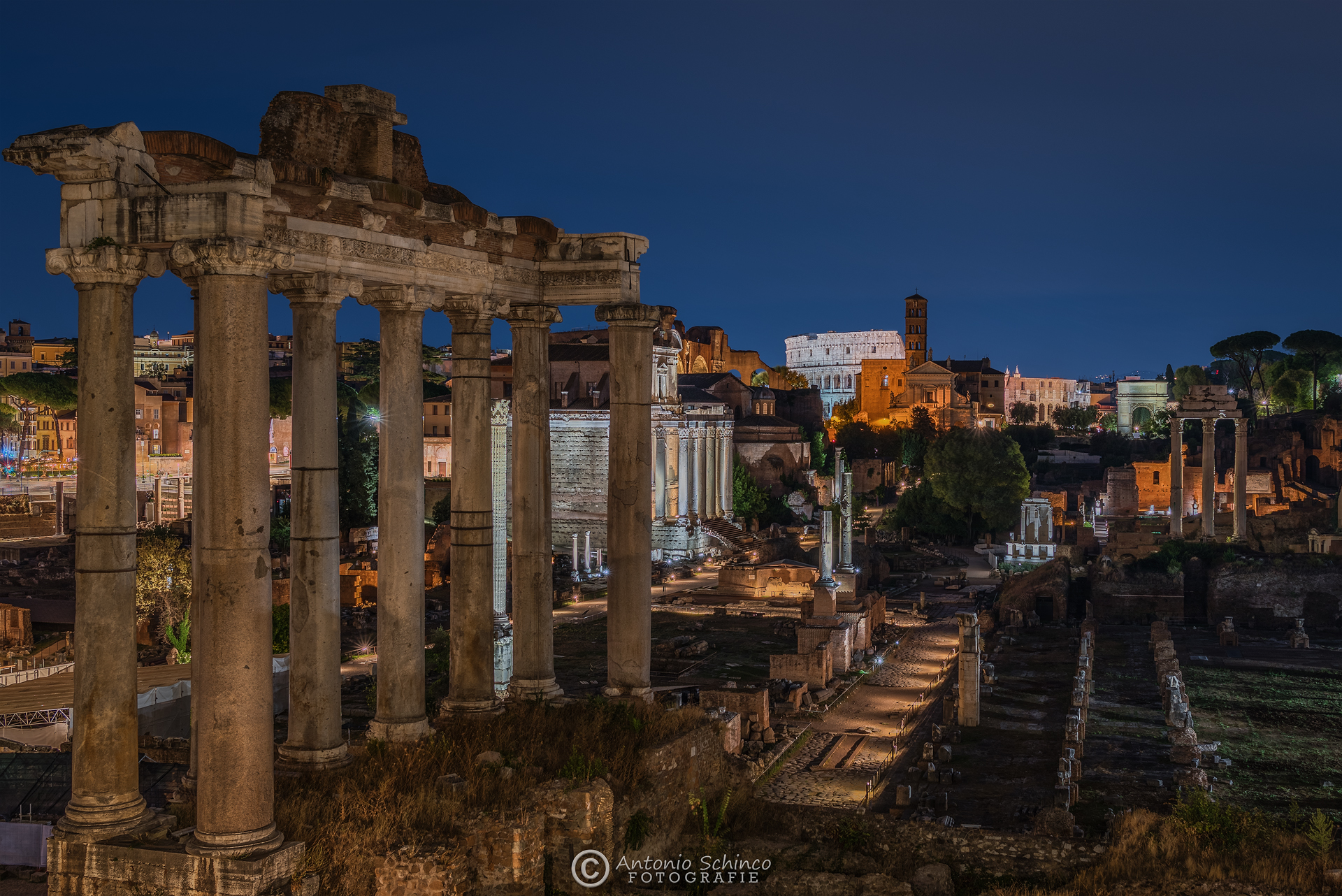Skyline At the Roman Forum