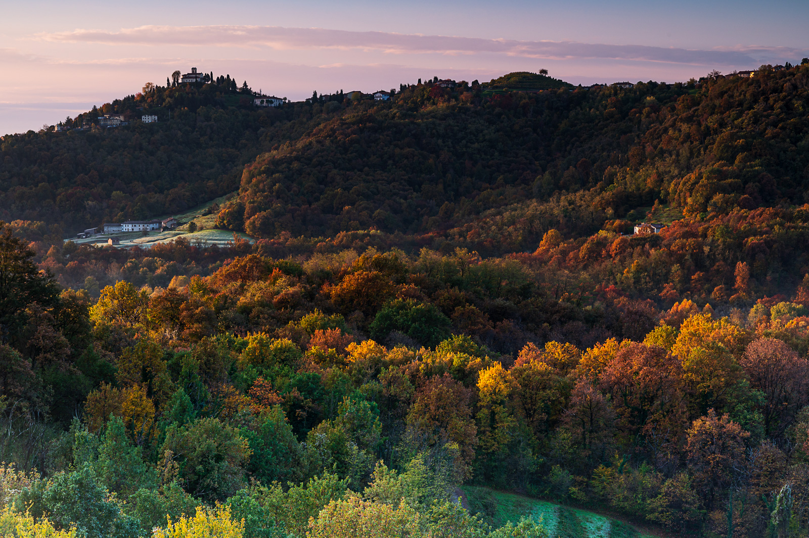 Sunrise over the Curone