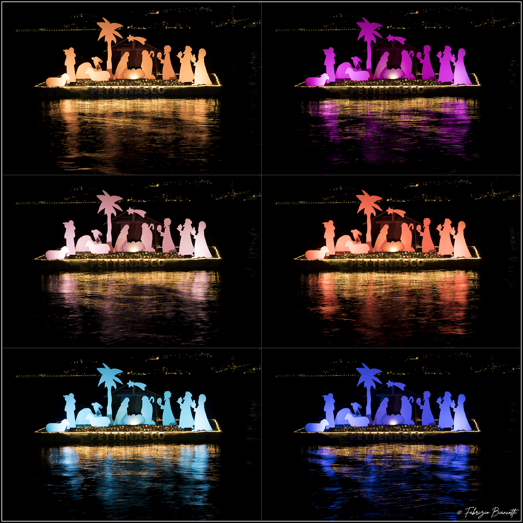 Nativity scene on the Lake in Pettenasco