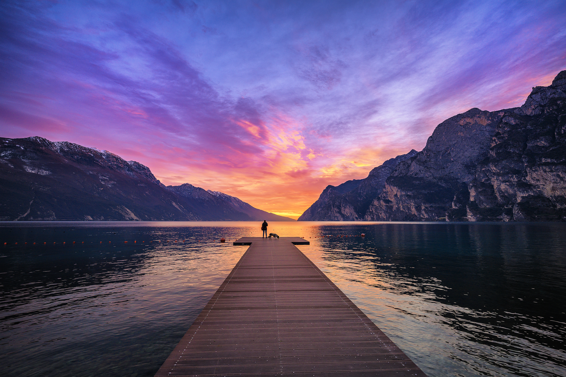 Spettatori di un tramonto