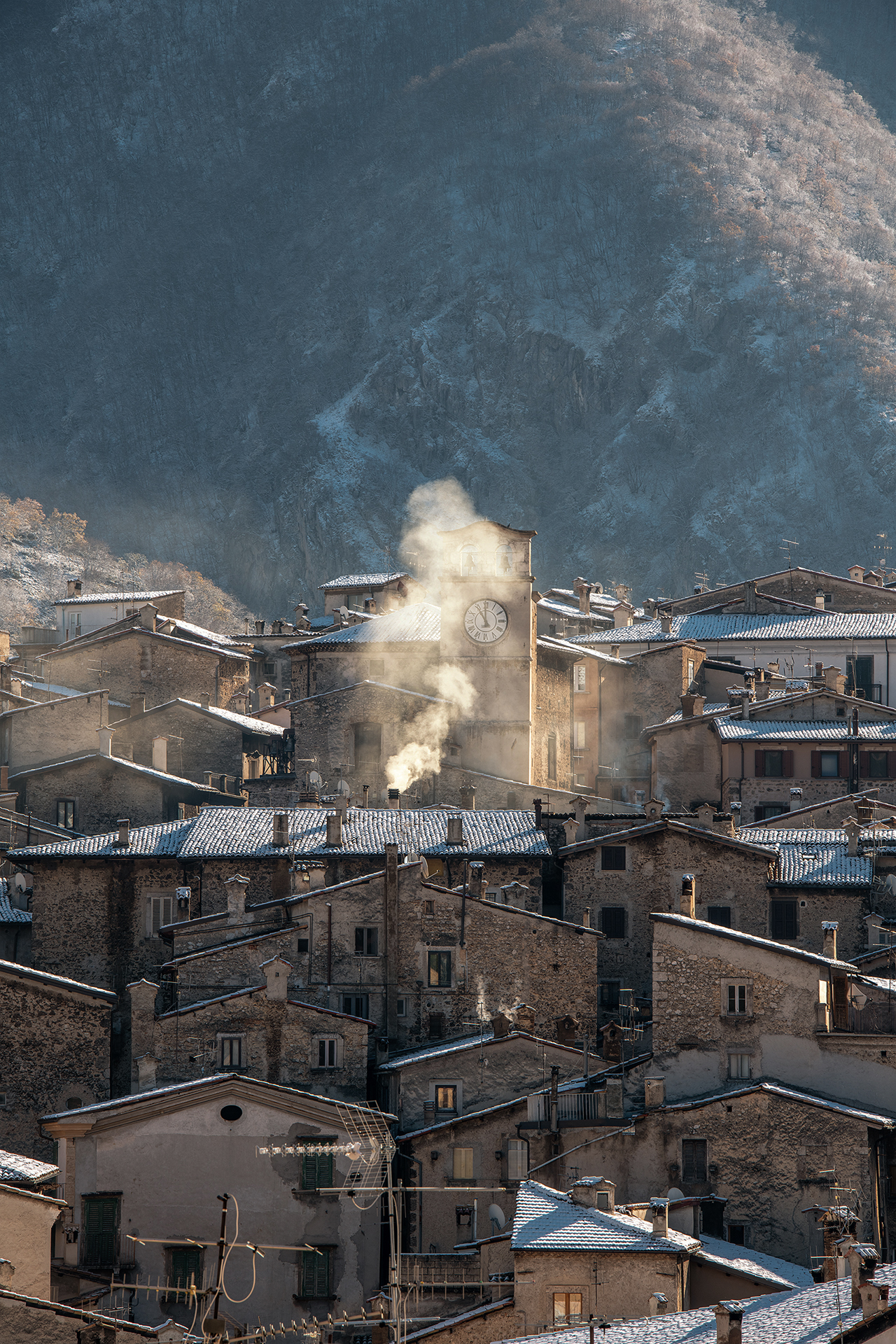 A good morning from Scanno