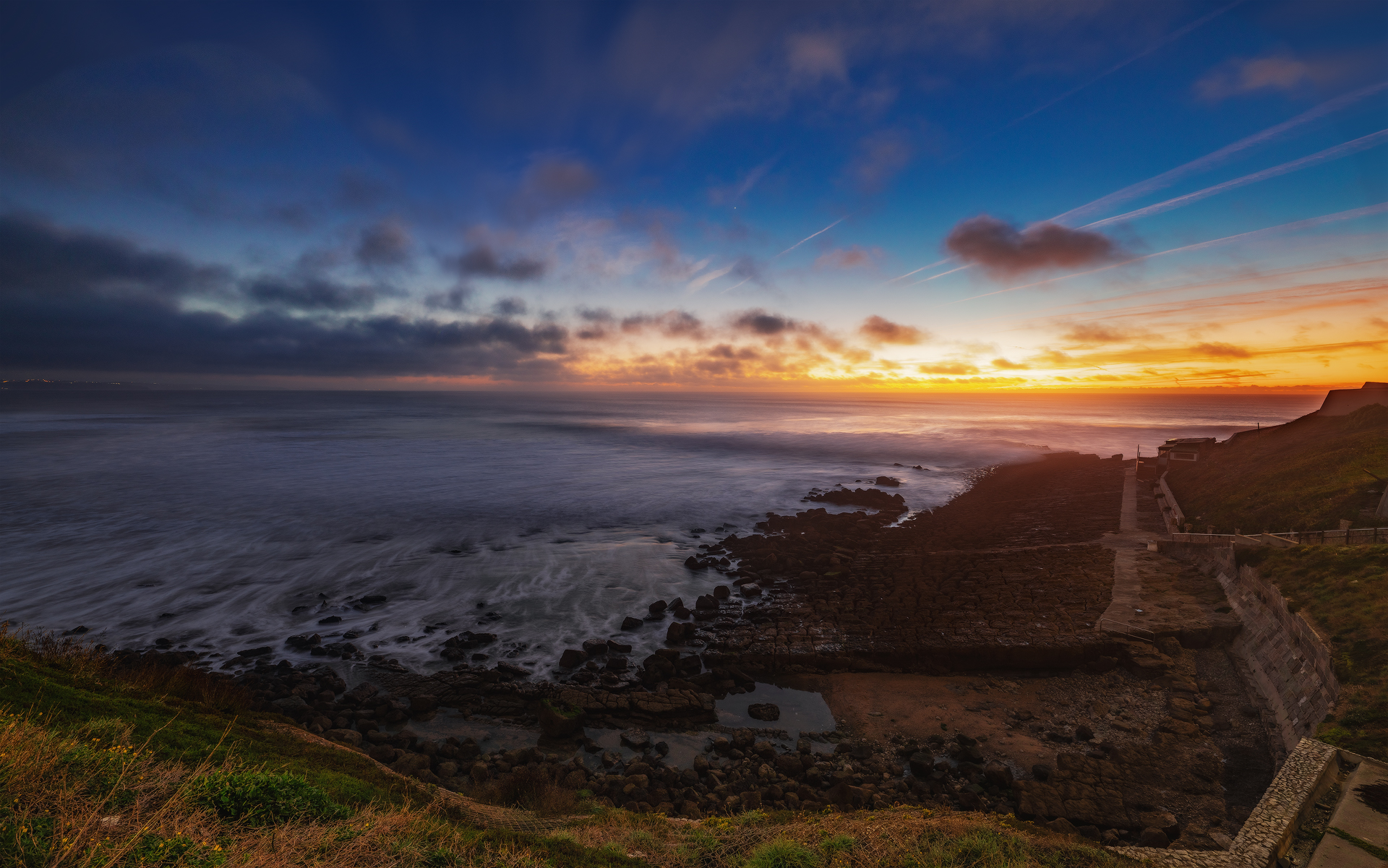 Sunset in Consolação, Portugal