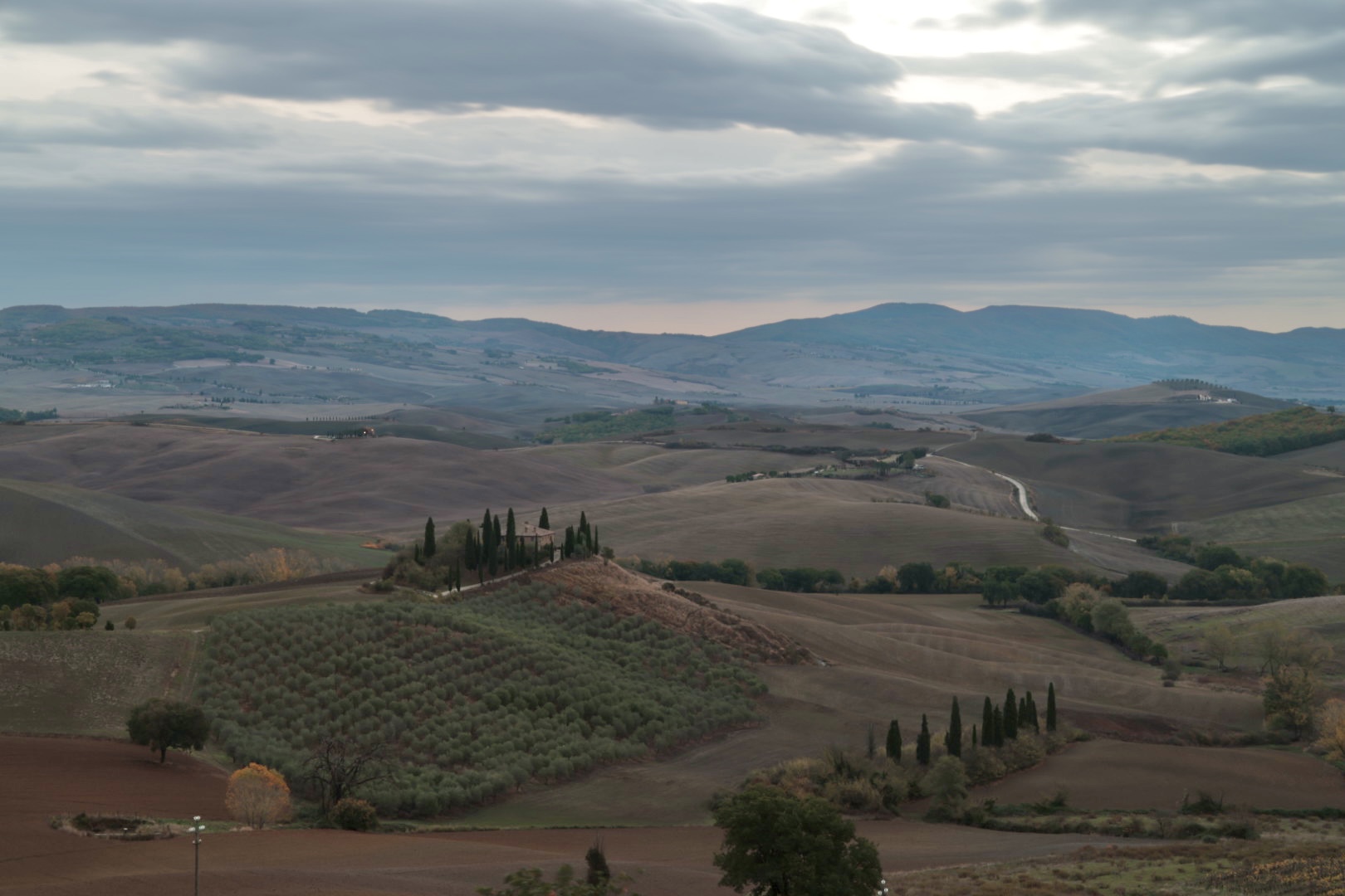 Sunrise in Val d'Orcia