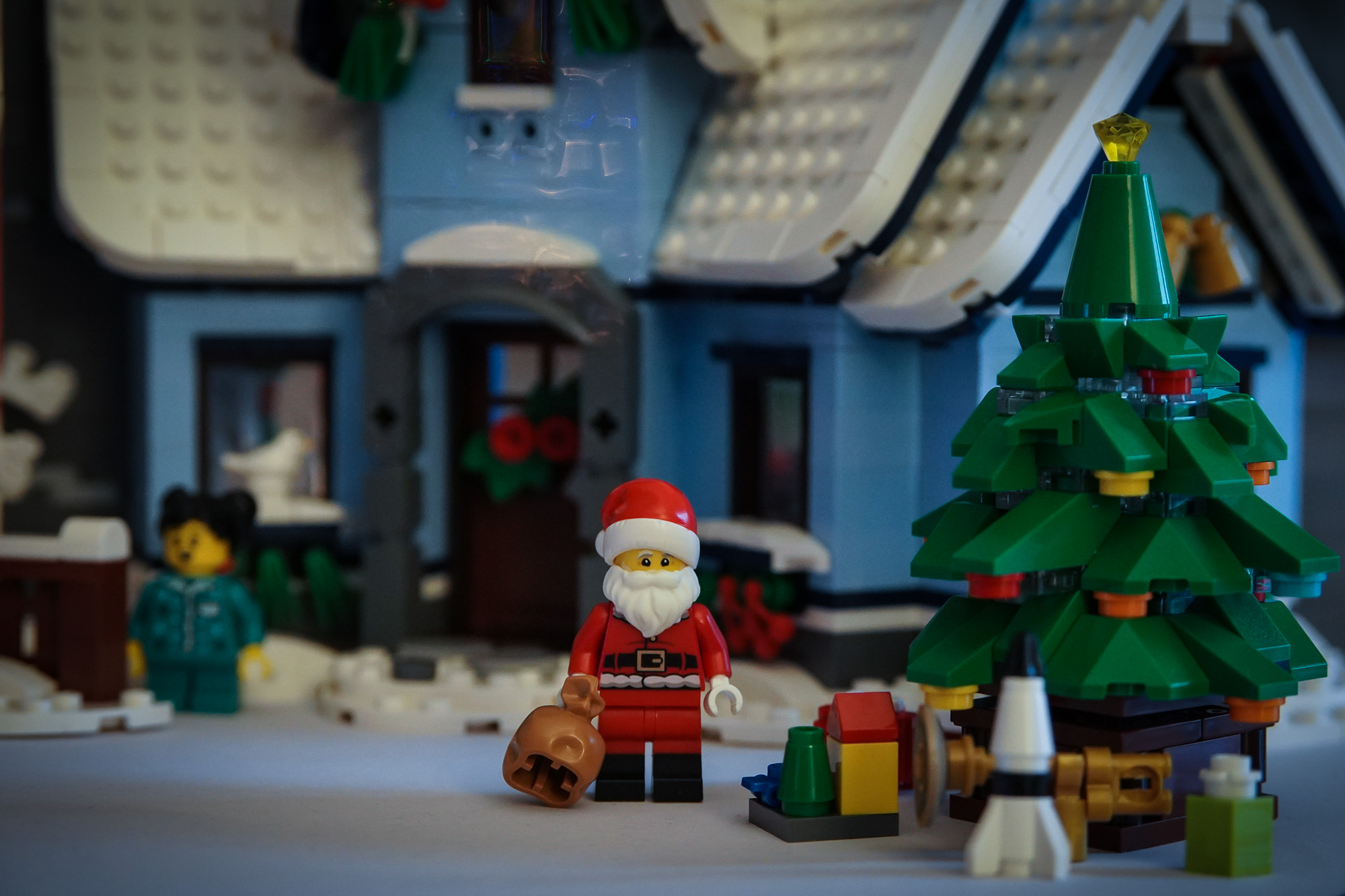 The arrival of Santa Claus